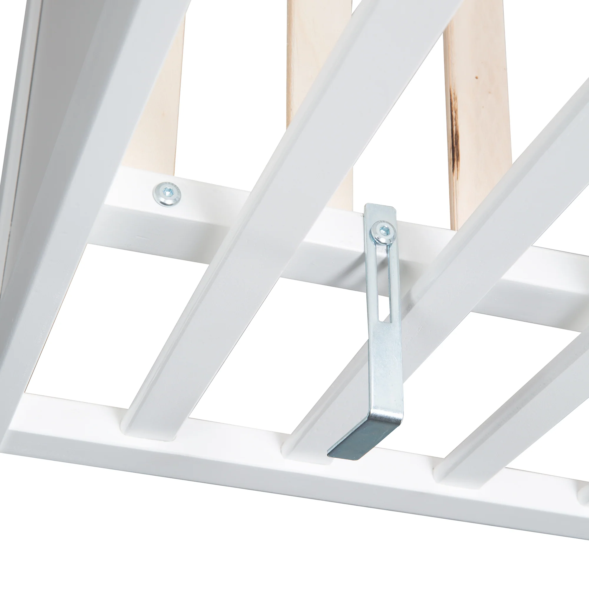 Baby- & Beistellbett 2in1 'Hamburg' 60x120 cm, weiß, verstellbar, inkl. 5 Schlupfsprossen - Image 9