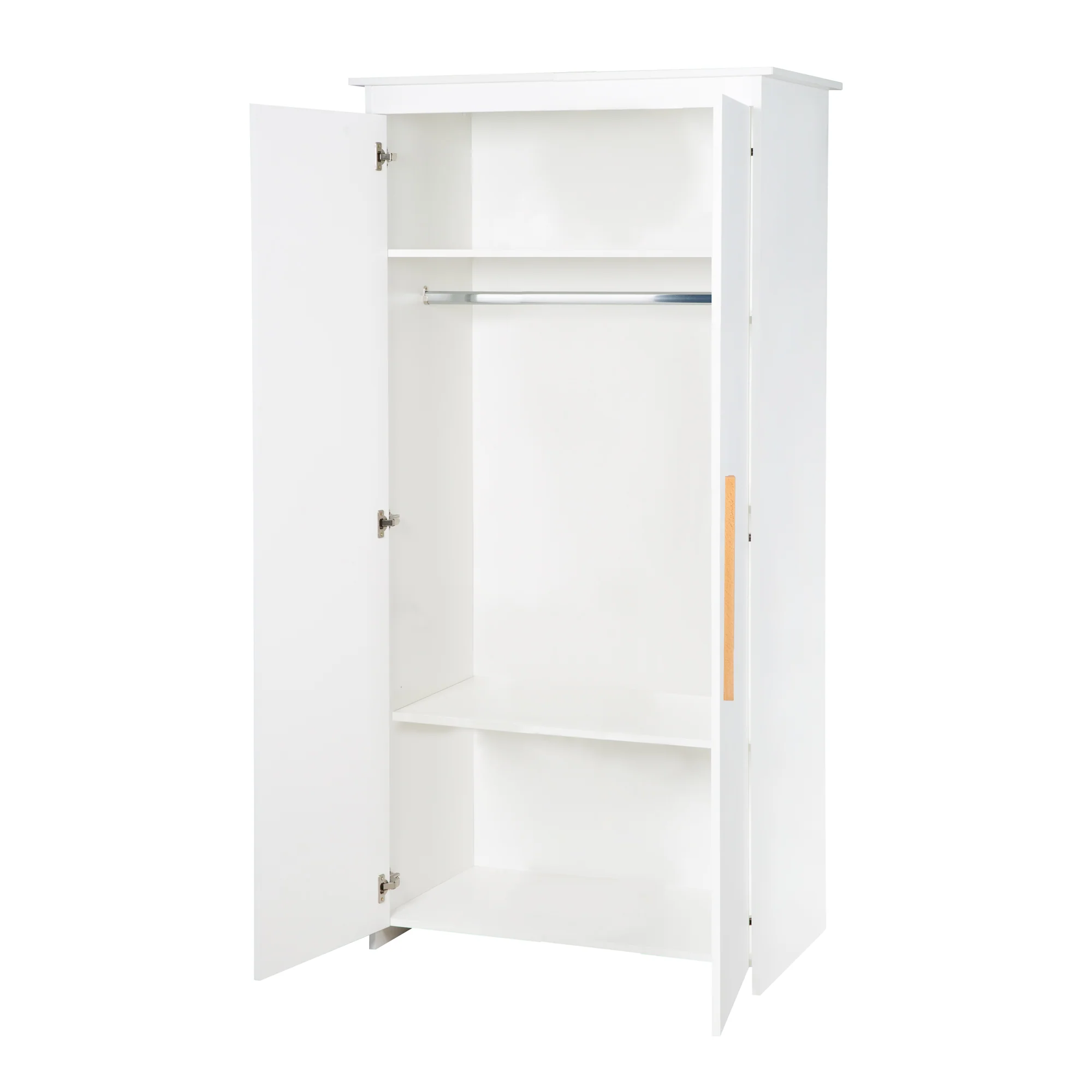 Zimmer Set 'Lilo' - Kombi-Bett 70x140 + Wickelkommode + Kleiderschrank - Weiß - Image 17