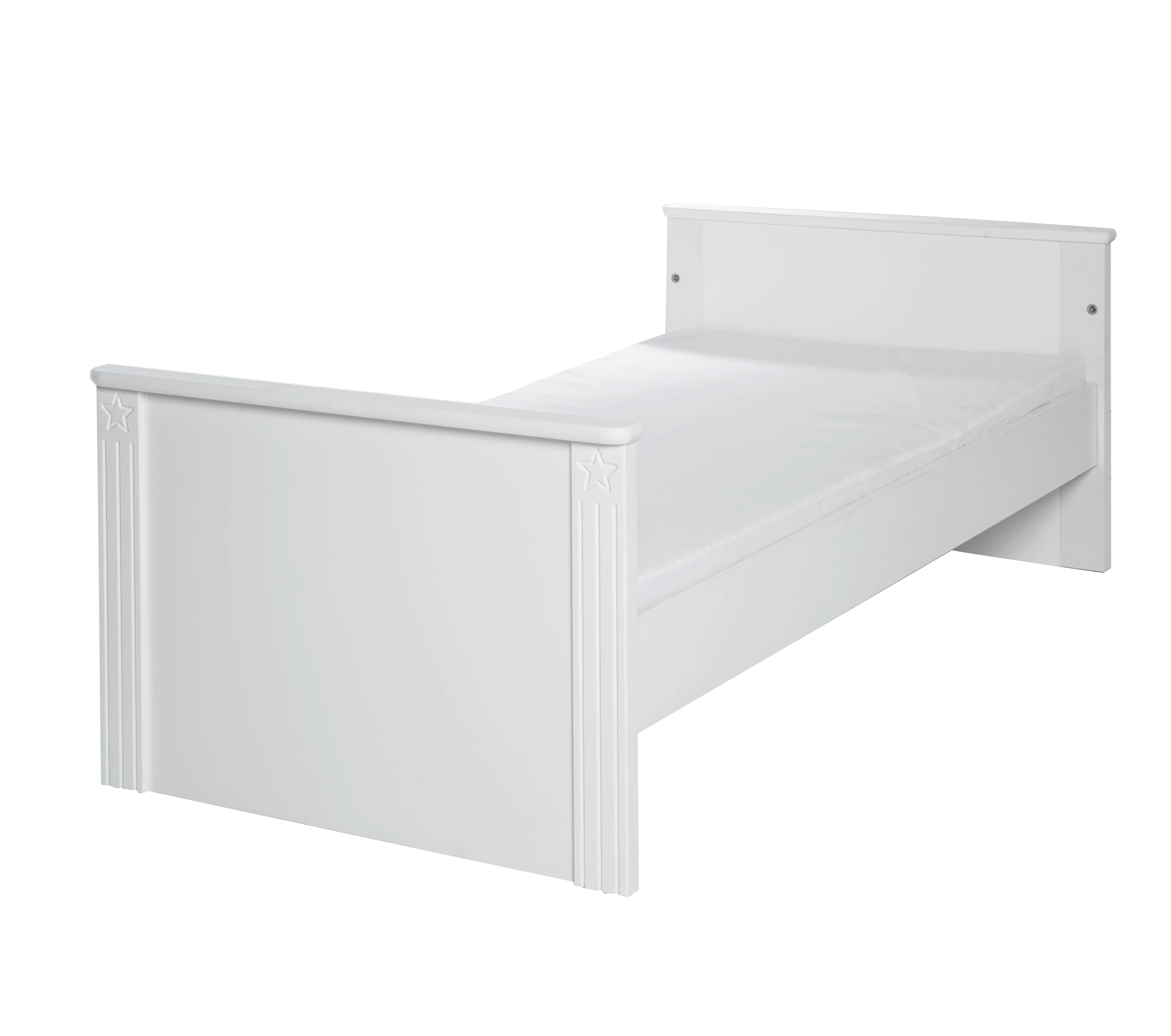 Kindermöbelset 'Maxi' weiß inkl. Kombi-Bett, 70 x 140 cm & breiter Wickelkommode - Image 5