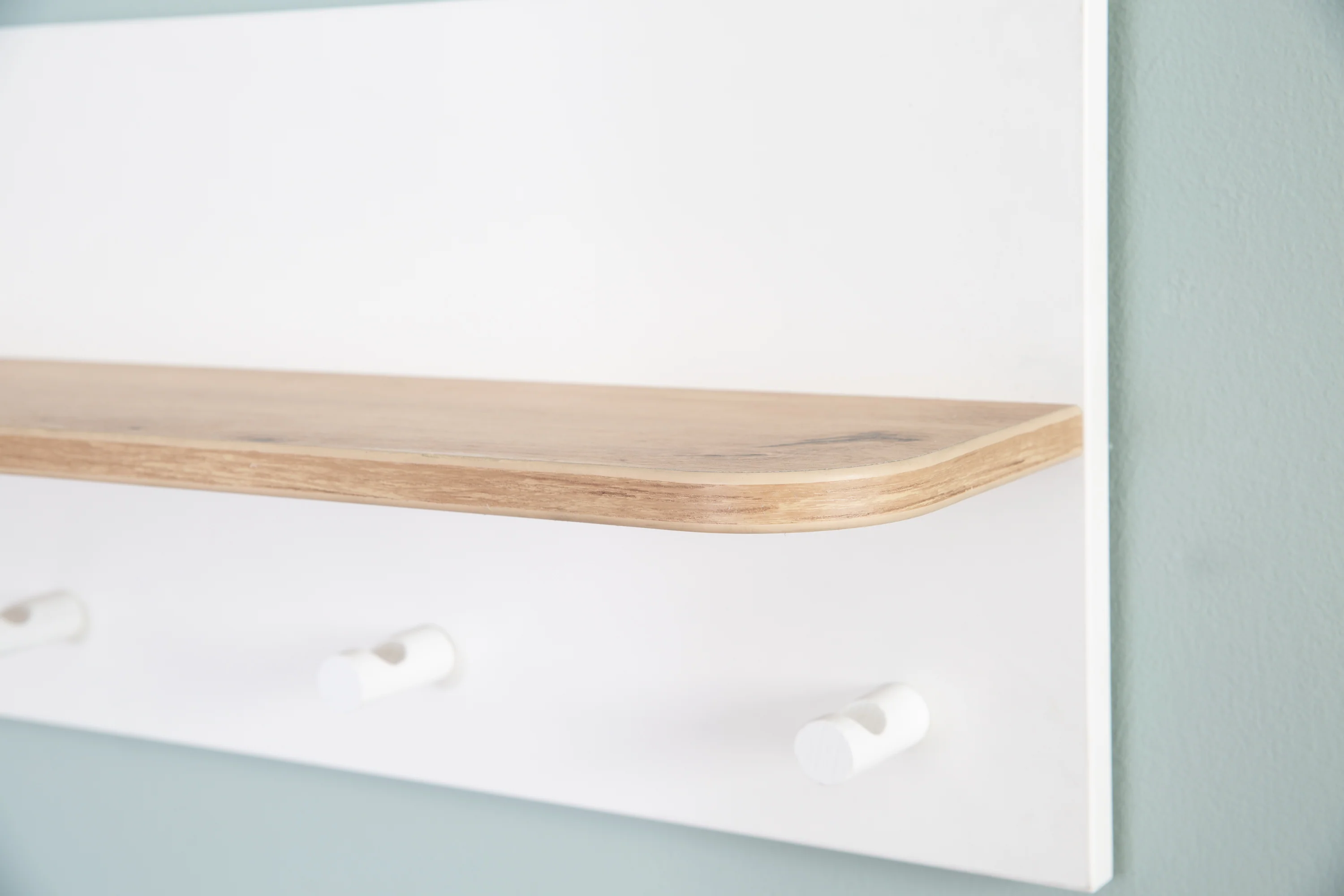 Wandgardarobe 'Ava‘ mit Ablage & 5 Garderobenhaken, HxBxT: 28,5 x 90 x 16,5 cm - Image 8