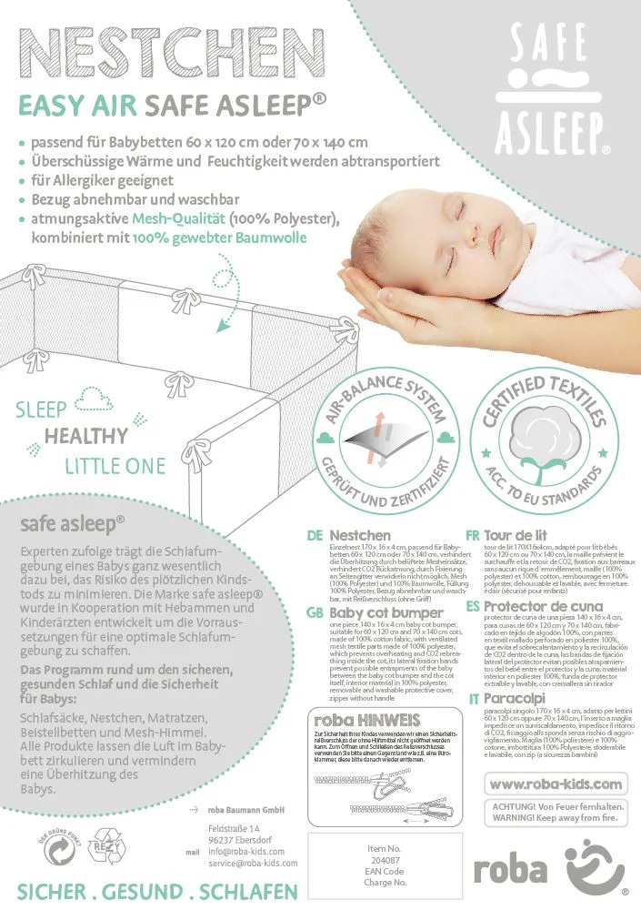 Nestchen 'safe asleep®', Easy Air 'miffy®', luftzirkulierend, Nestchen mit AIR-balance System - Image 7