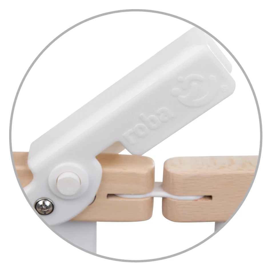 Klappbett 'Fold Up', 60 x 120 cm, Bio-Buche/weiß, 2-fach höhenverstellbar, inkl. Rollen - Image 8