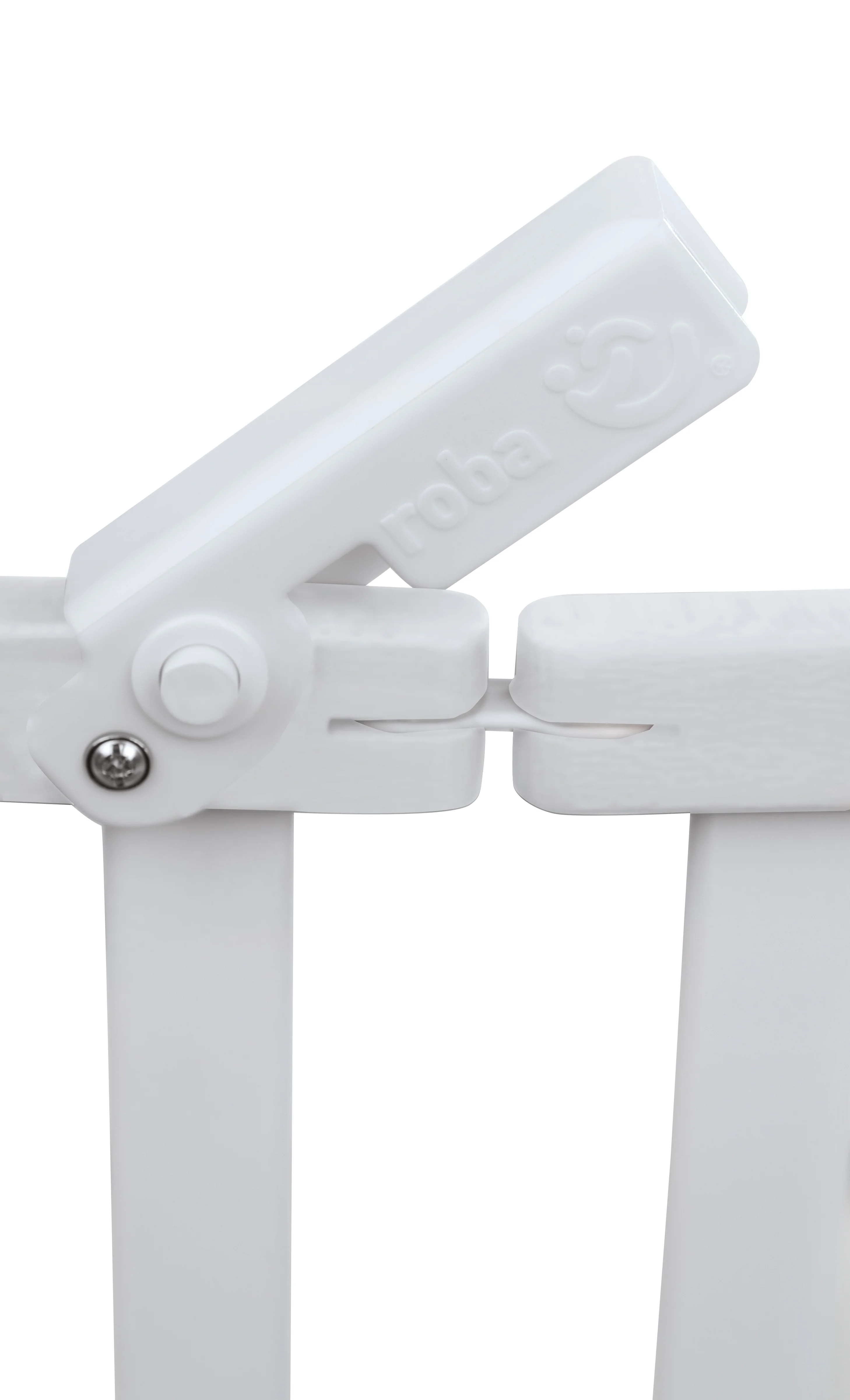 Klappbett 'Fold Up', 60 x 120 cm, Holz weiß, 2-fach höhenverstellbar, inkl. Rollen - Image 4