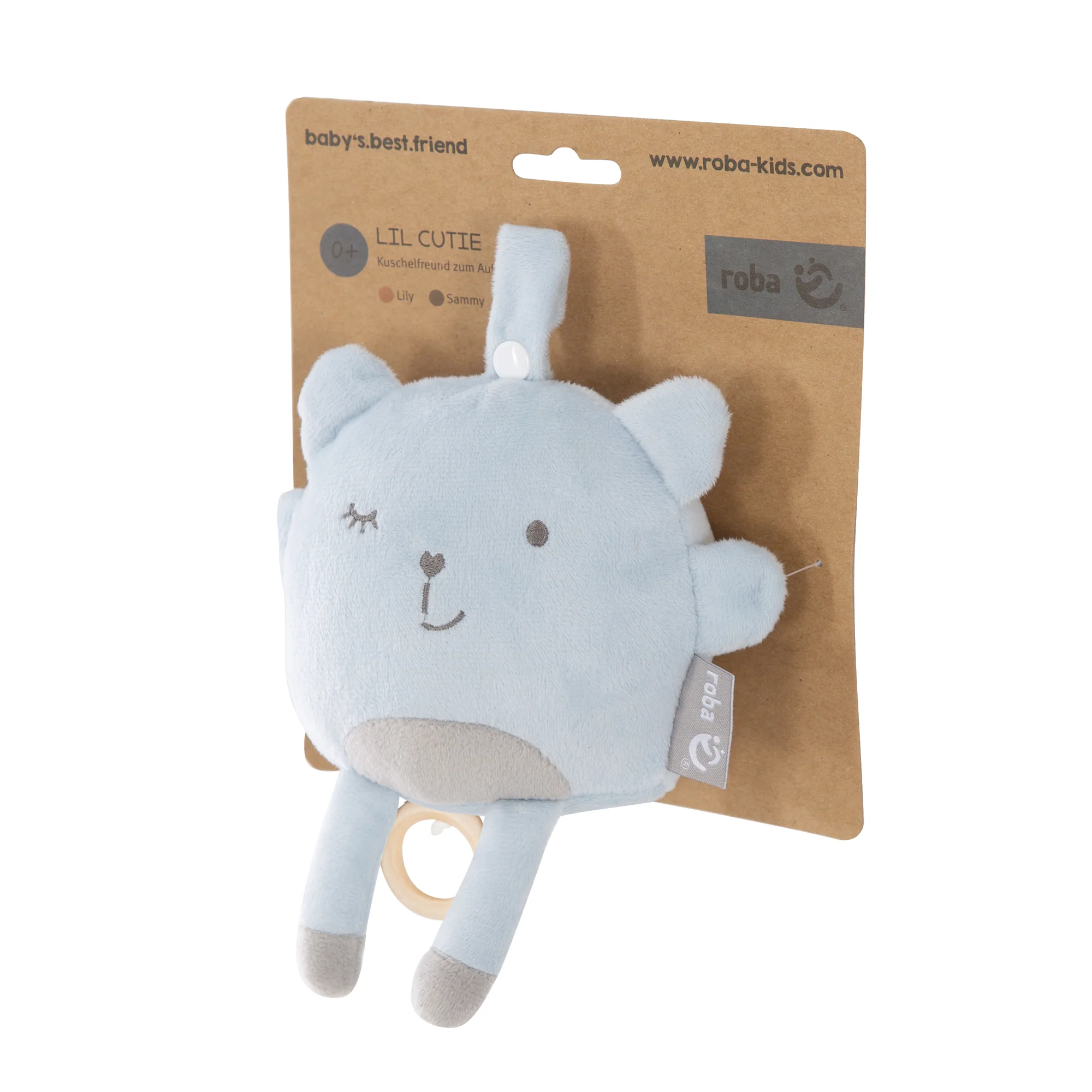 Spieluhr 'Lil Cuties', für Mädchen und Jungen, zum Aufhängen, 'LaLeLu', Hellblau/Sky - Image 4