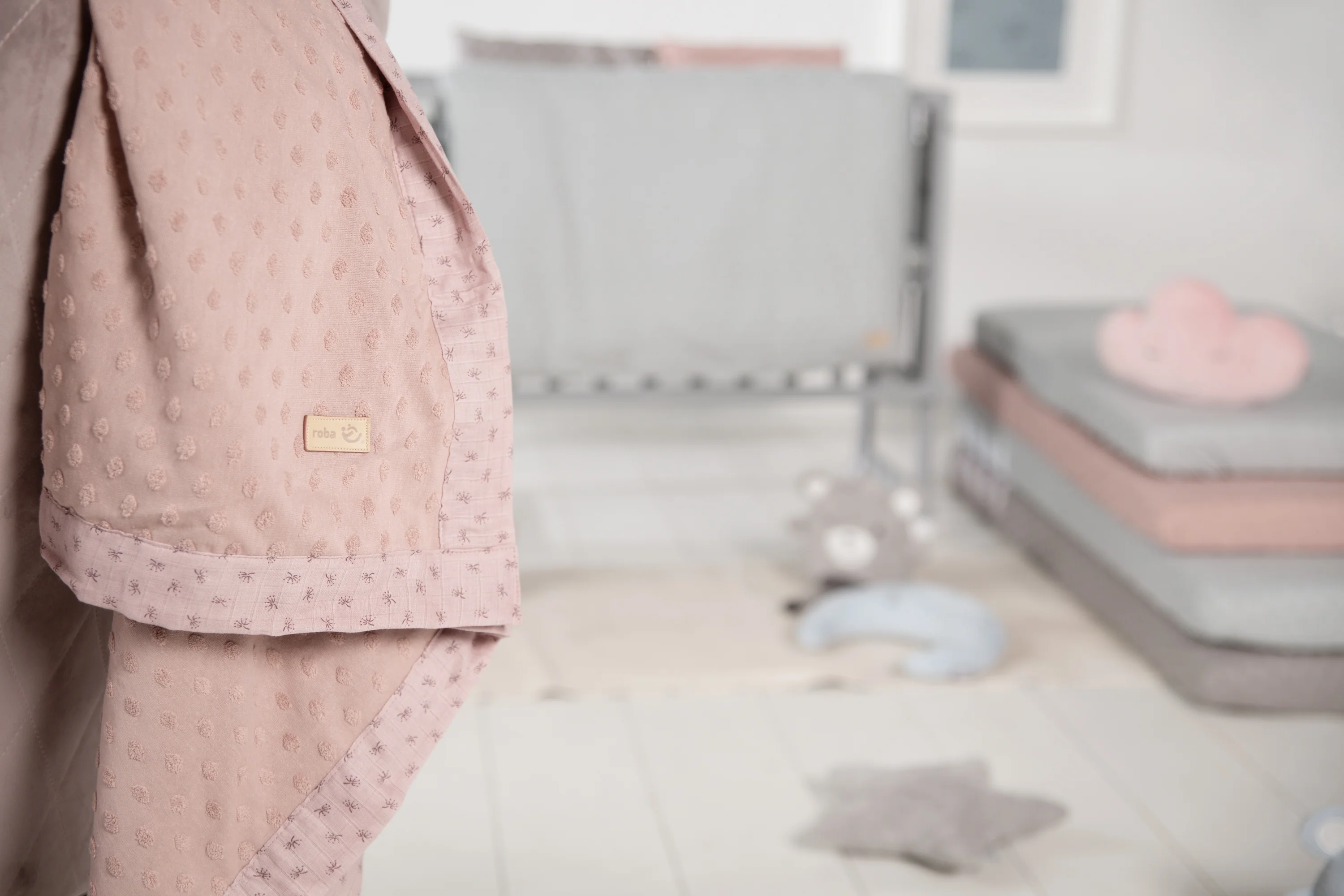 Organic Decke 'Lil Planet', Terry Dots, Bio-Baumwolle, GOTS zertifiziert, 80 x 80 cm - Image 8