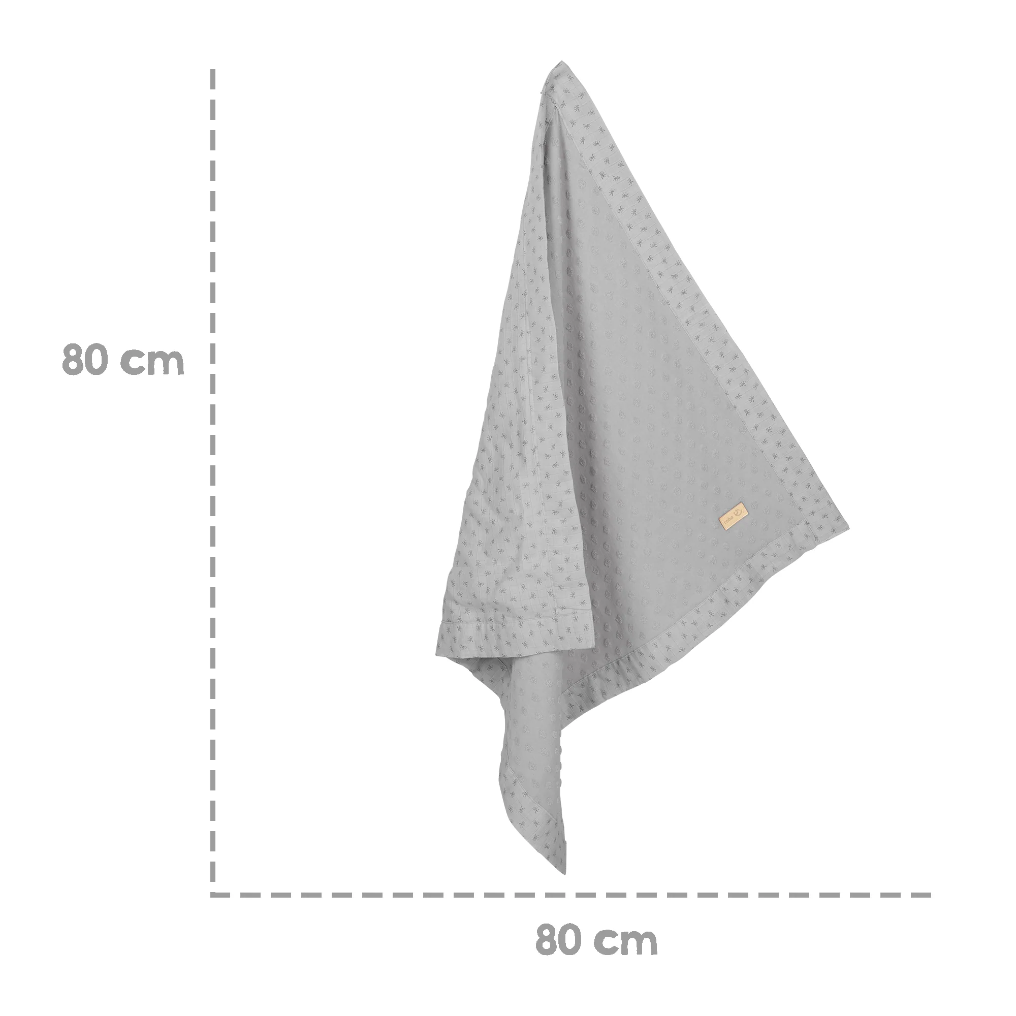 Organic Decke 'Lil Planet', Terry Dots, Bio-Baumwolle, GOTS zertifiziert, 80 x 80 cm - Image 5