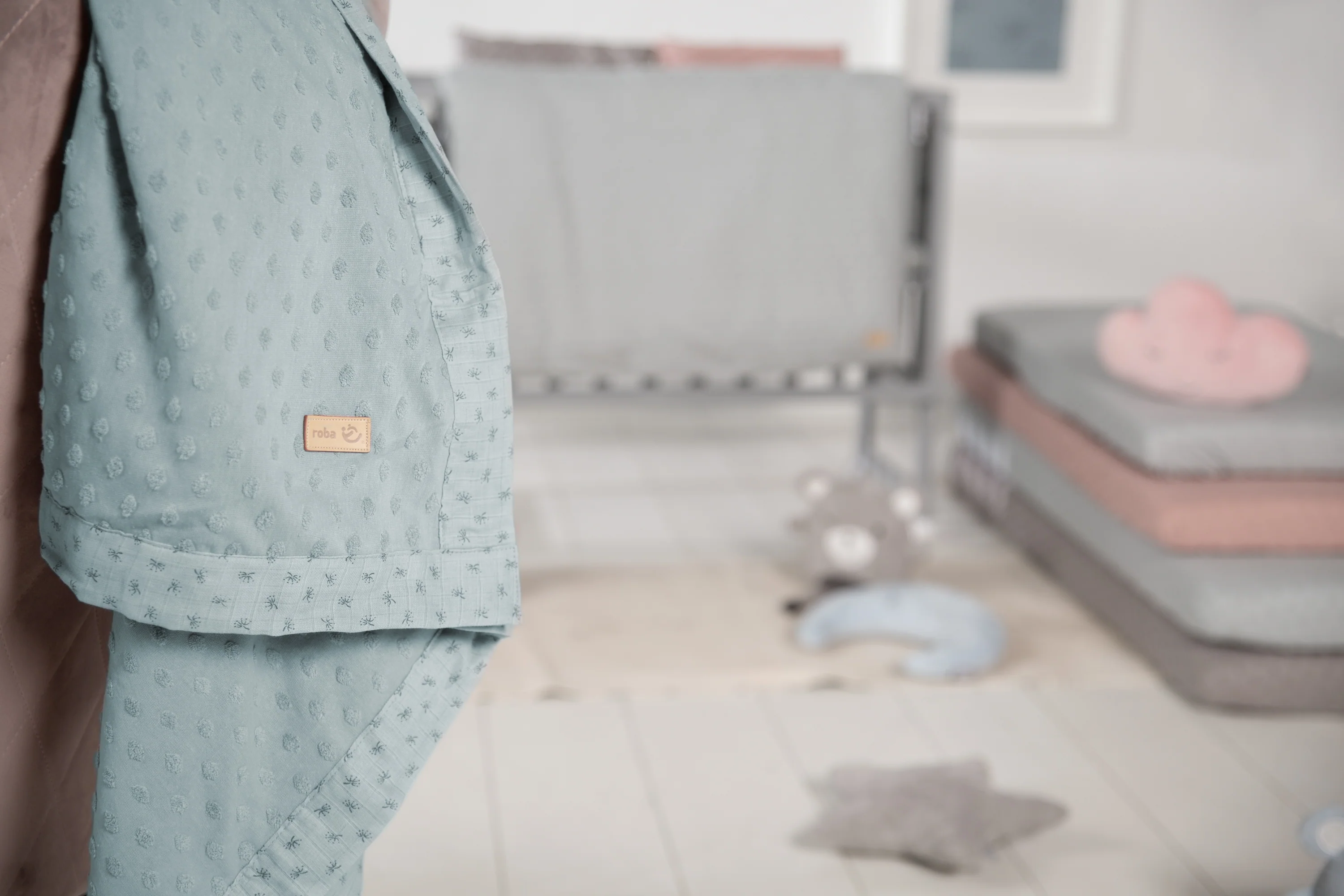 Organic Decke 'Lil Planet', Terry Dots, Bio-Baumwolle, GOTS zertifiziert, 80 x 80 cm - Image 10