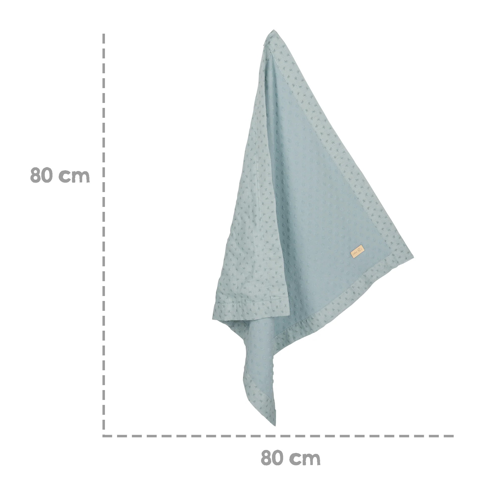 Organic Decke 'Lil Planet', Terry Dots, Bio-Baumwolle, GOTS zertifiziert, 80 x 80 cm - Image 5