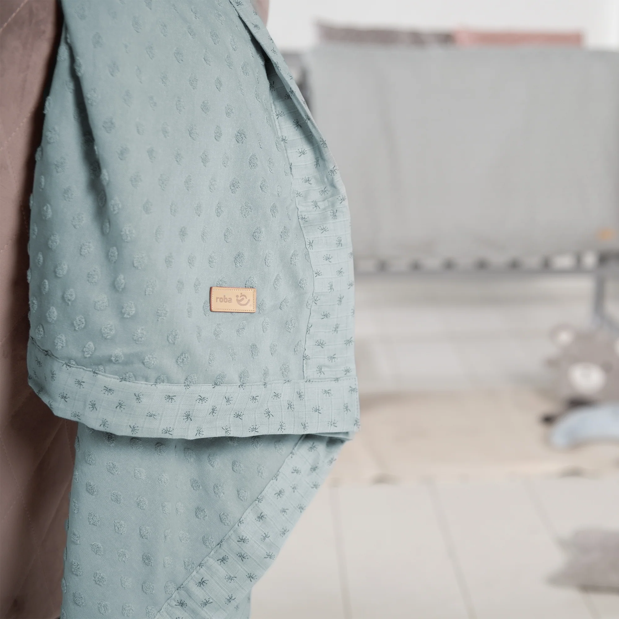 Organic Decke 'Lil Planet', Terry Dots, Bio-Baumwolle, GOTS zertifiziert, 80 x 80 cm - Image 7