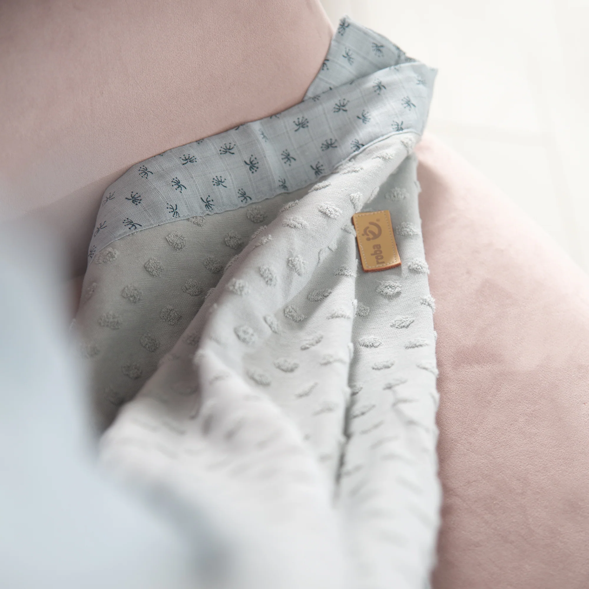 Organic Decke 'Lil Planet', Terry Dots, Bio-Baumwolle, GOTS zertifiziert, 80 x 80 cm - Image 8