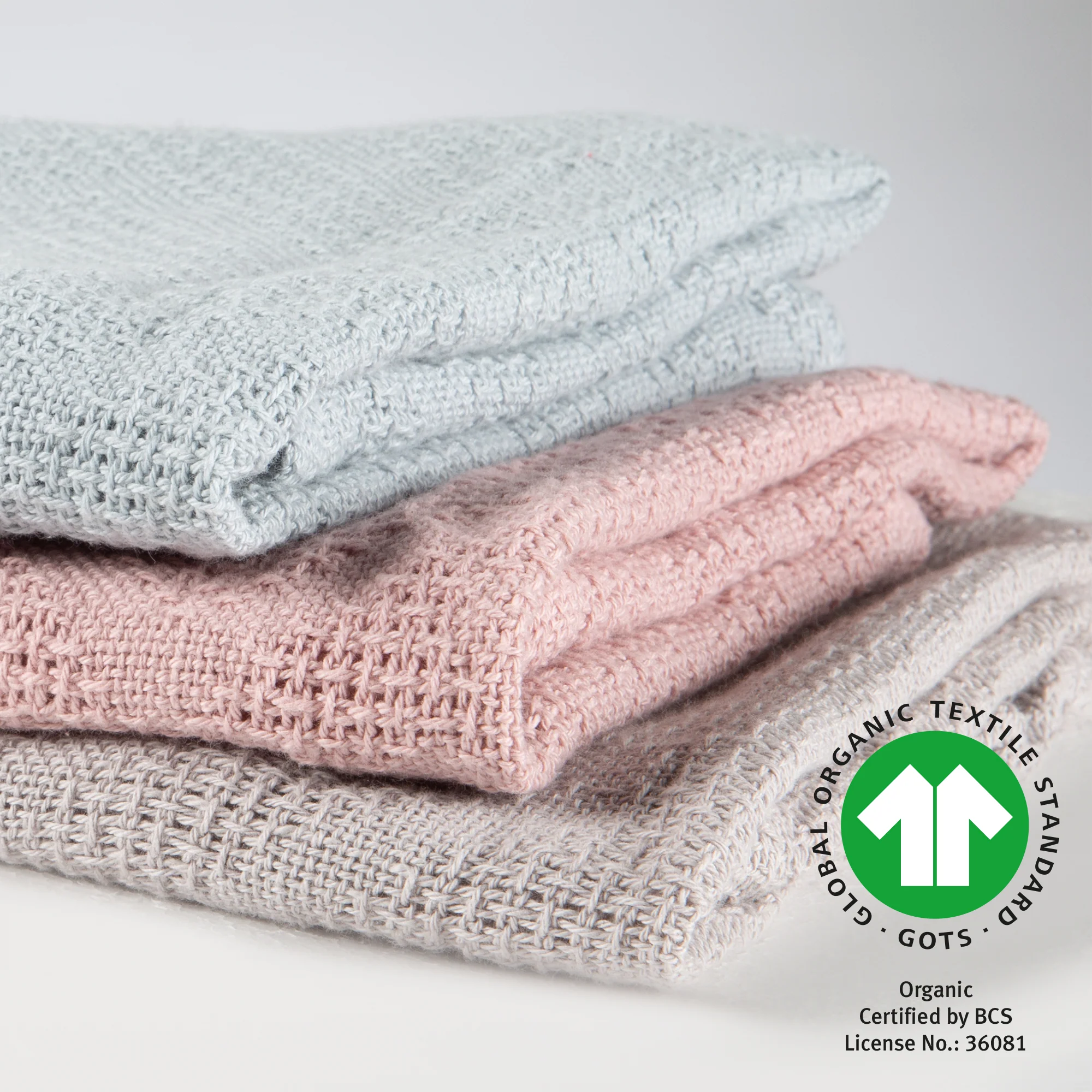 Organic Decke 'Lil Planet', Strickoptik, Bio-Baumwolle, GOTS zertifiziert, 80 x 80 cm - Image 8