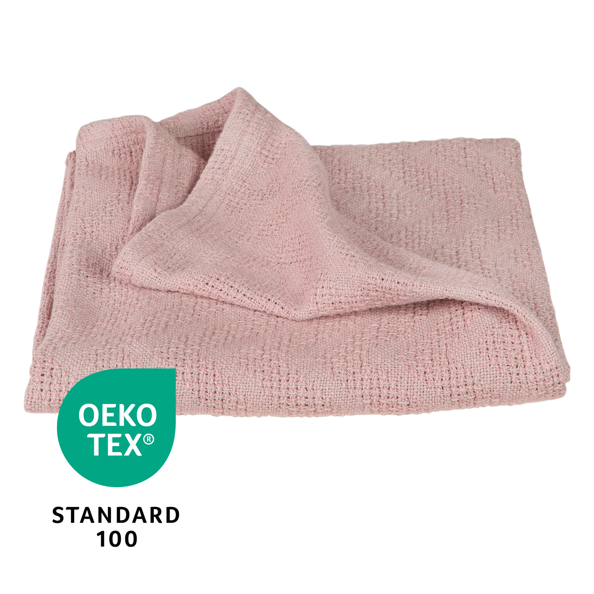 Organic Decke 'Lil Planet', Strickoptik, Bio-Baumwolle, GOTS zertifiziert, 80 x 80 cm - Image 9