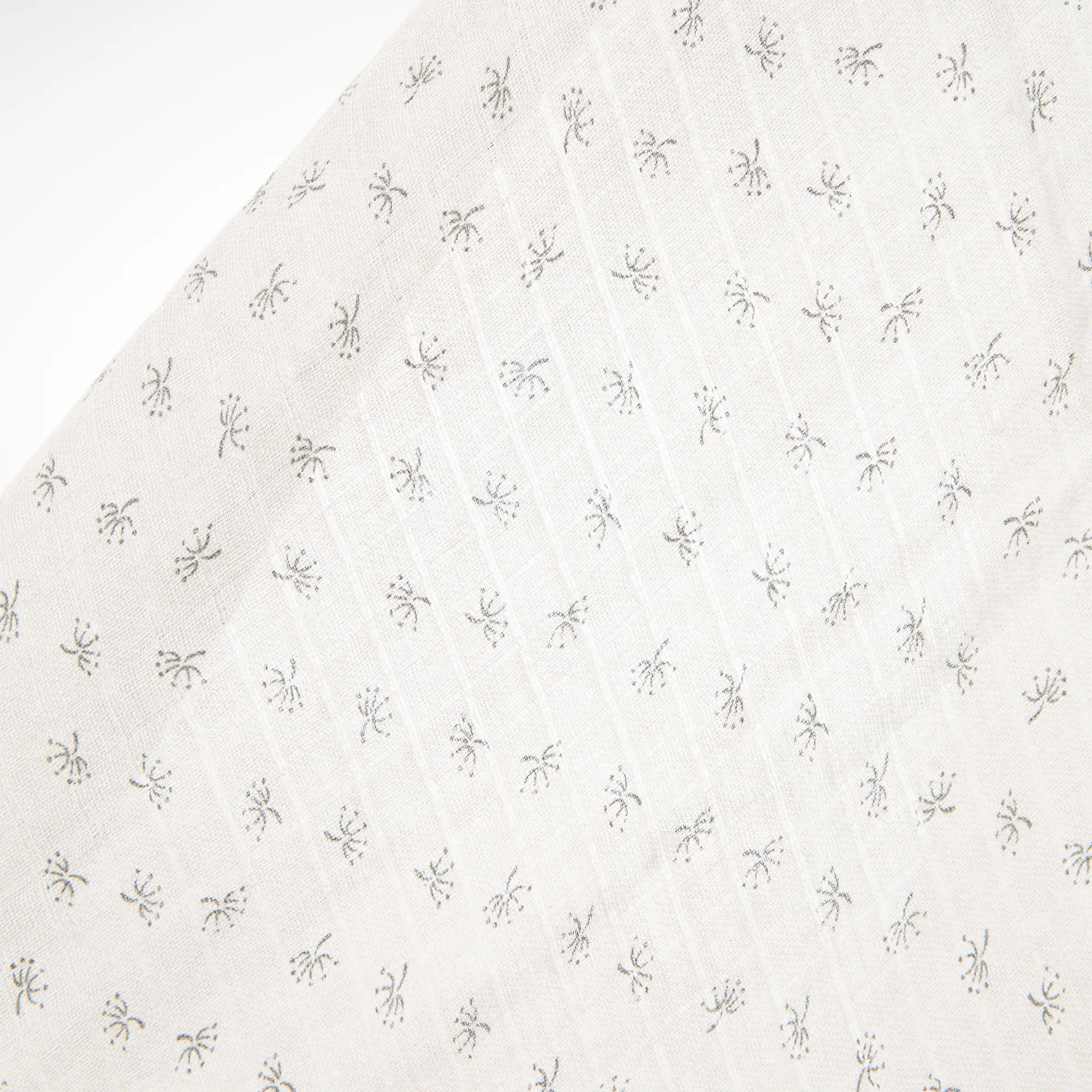 Organic 2er Set Puck- & Stilltuch 'Lil Planet' silbergrau, Bio-Baumwolle, GOTS, 120 x 120 cm - Image 8