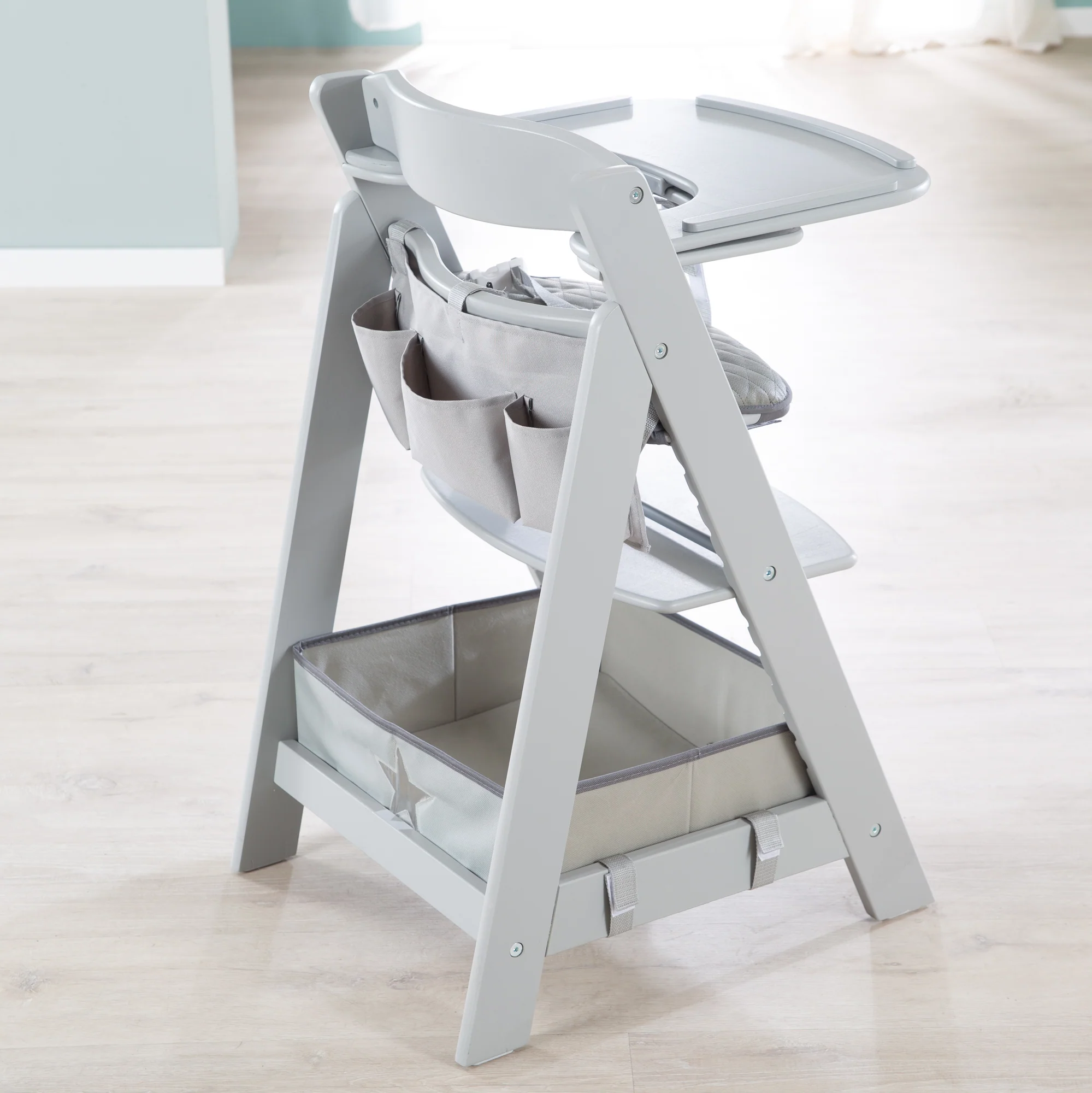 Organiser-Set mit Stern-Motiv - Passend für alle Born Up & Sit Up Hochstühle - Grau - Image 6