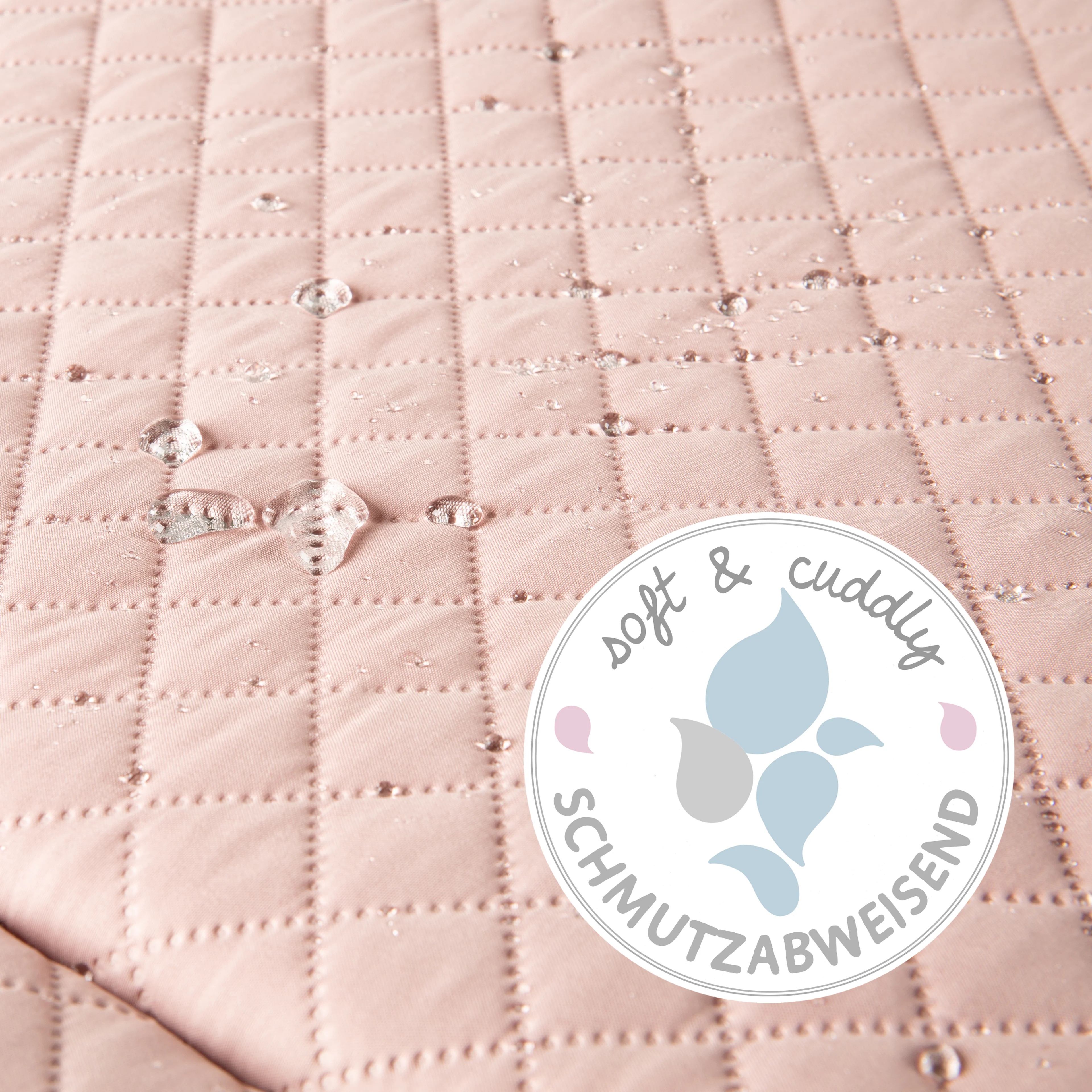 Krabbeldecke 'roba Style', 85 x 75 cm, Spielbogen mit 5 Elementen 'Lily', Wickelauflage - Image 6