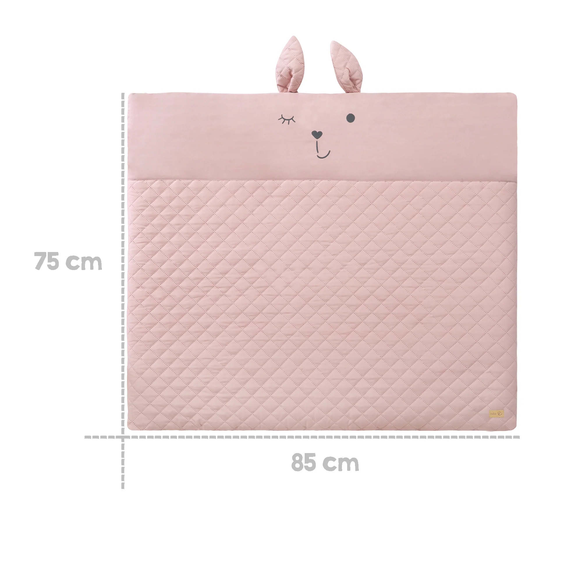 Krabbeldecke 'roba Style', 85 x 75 cm, Spielbogen mit 5 Elementen 'Lily', Wickelauflage - Image 8