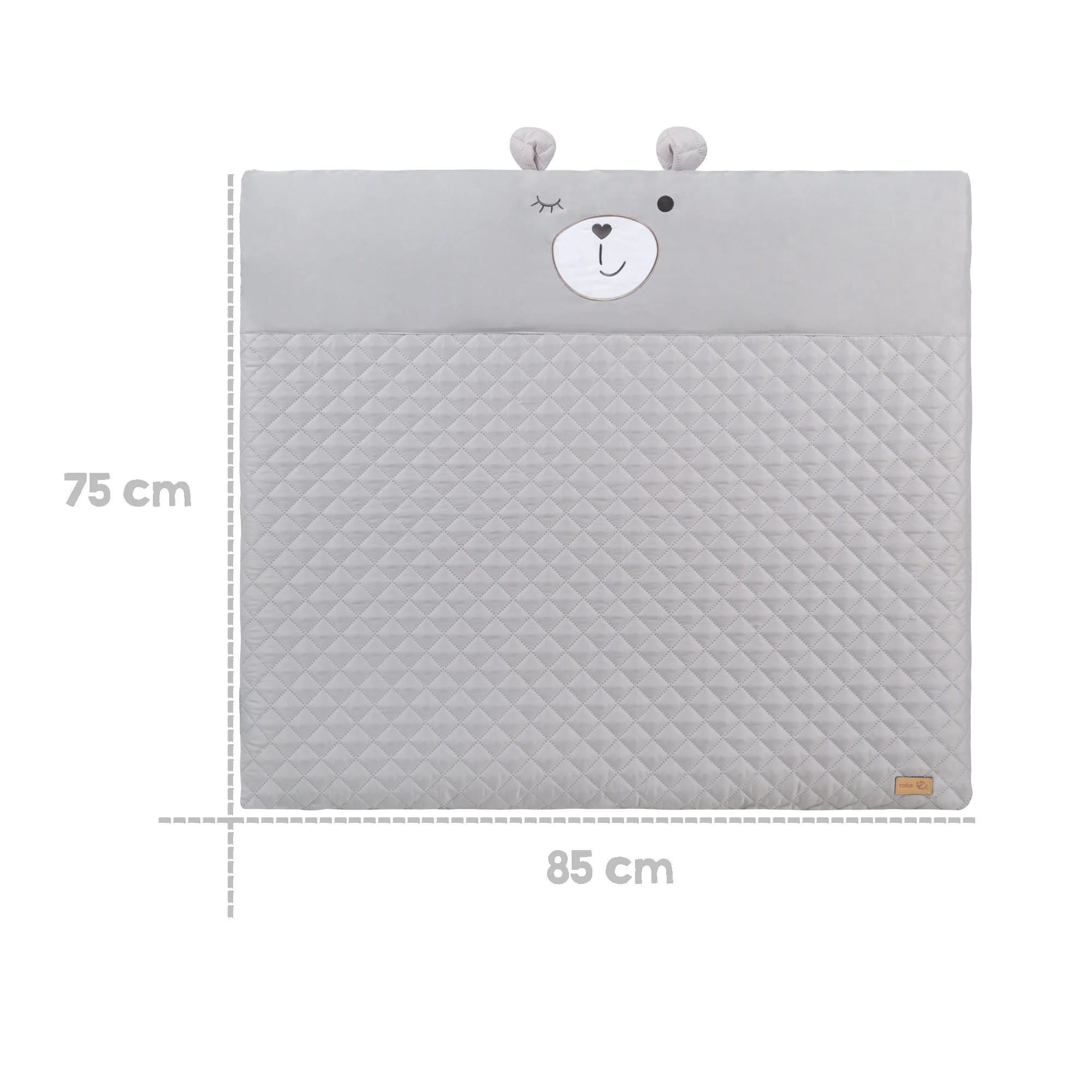 Krabbeldecke 'roba Style', 85 x 75 cm, Spielbogen mit 5 Elementen 'Sammy', Wickelauflage - Image 7