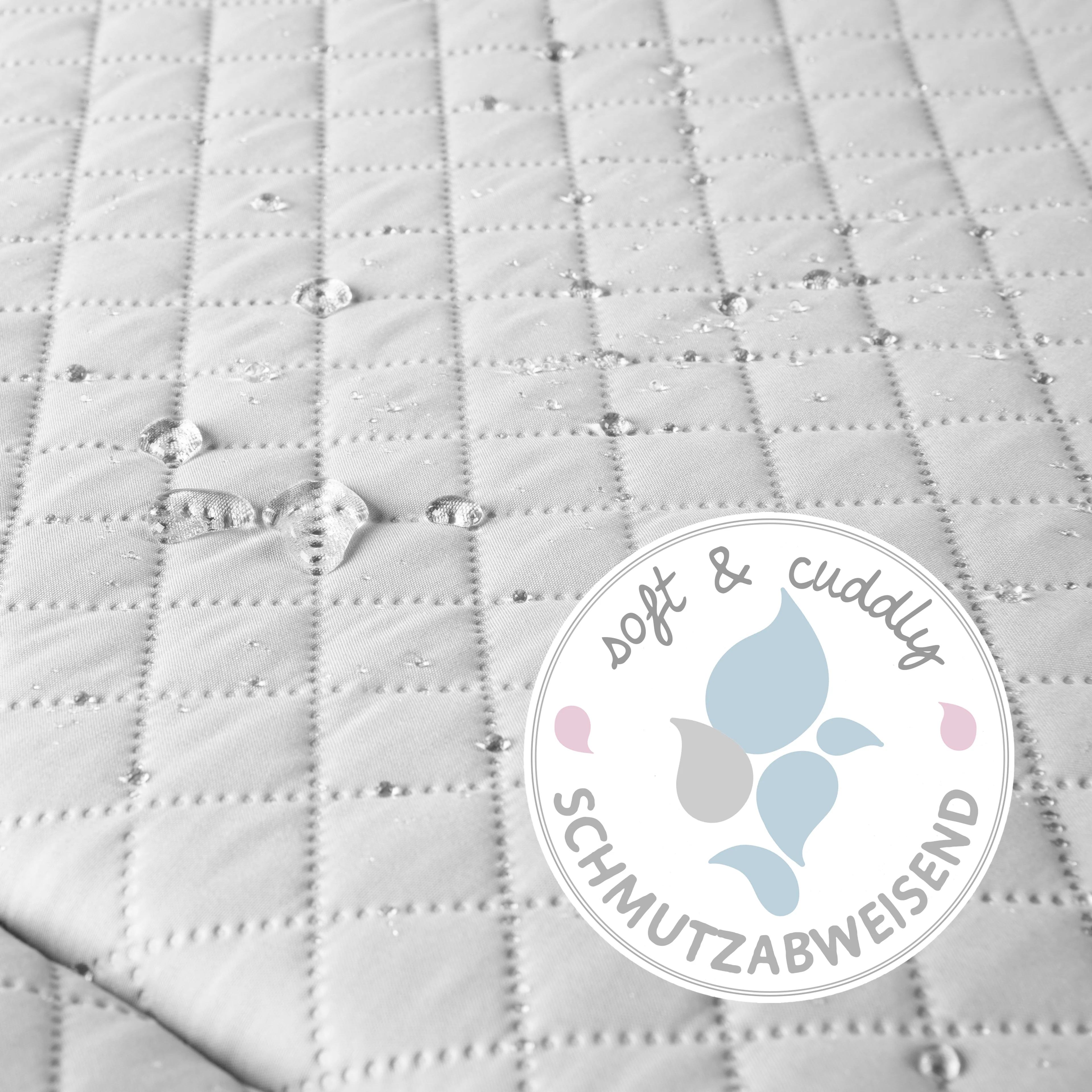 Krabbeldecke 'roba Style', 85 x 75 cm, Spielbogen mit 5 Elementen 'Sammy', Wickelauflage - Image 8