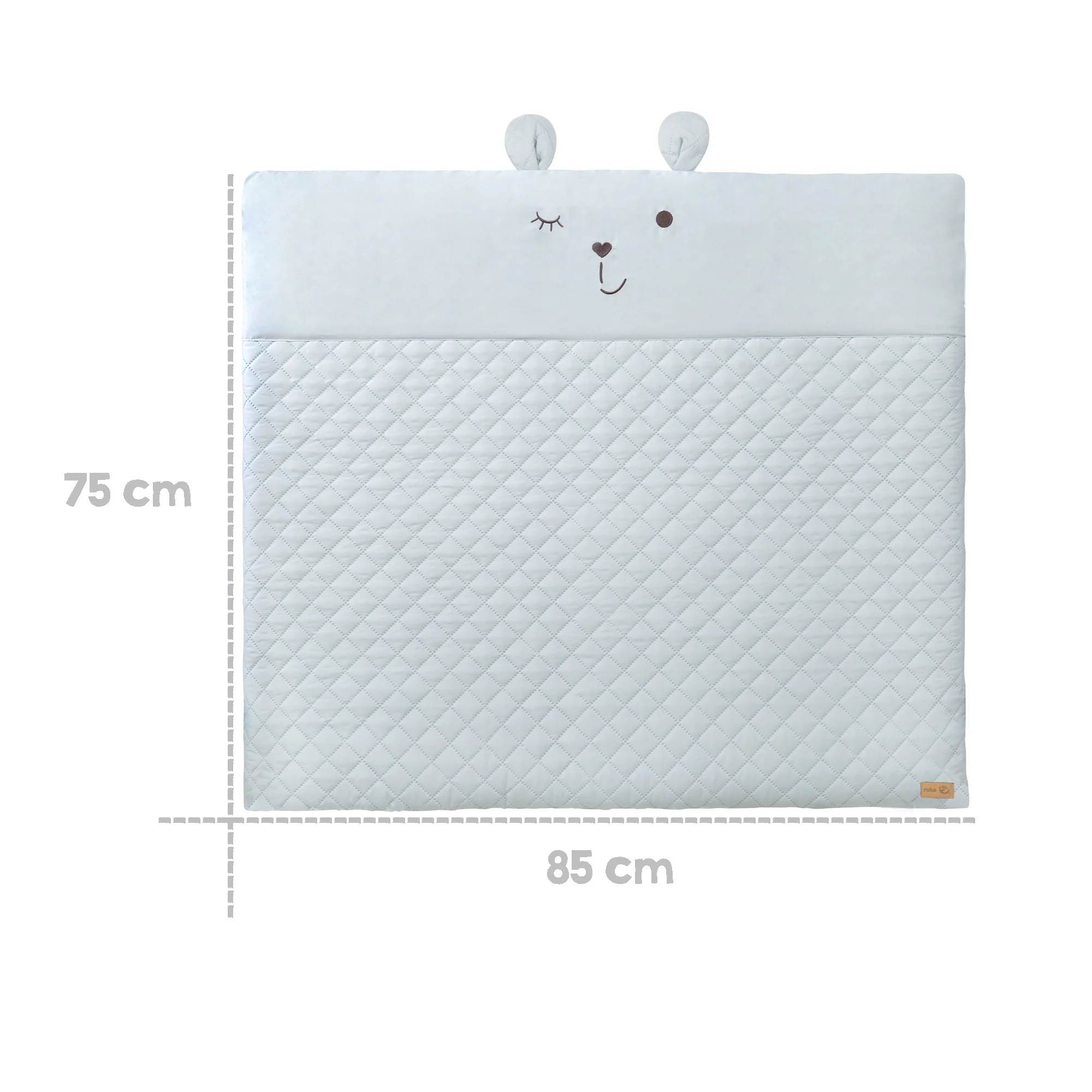 Krabbeldecke 'roba Style', 85 x 75 cm, Spielbogen mit 5 Elementen 'Benny', Wickelauflage - Image 8