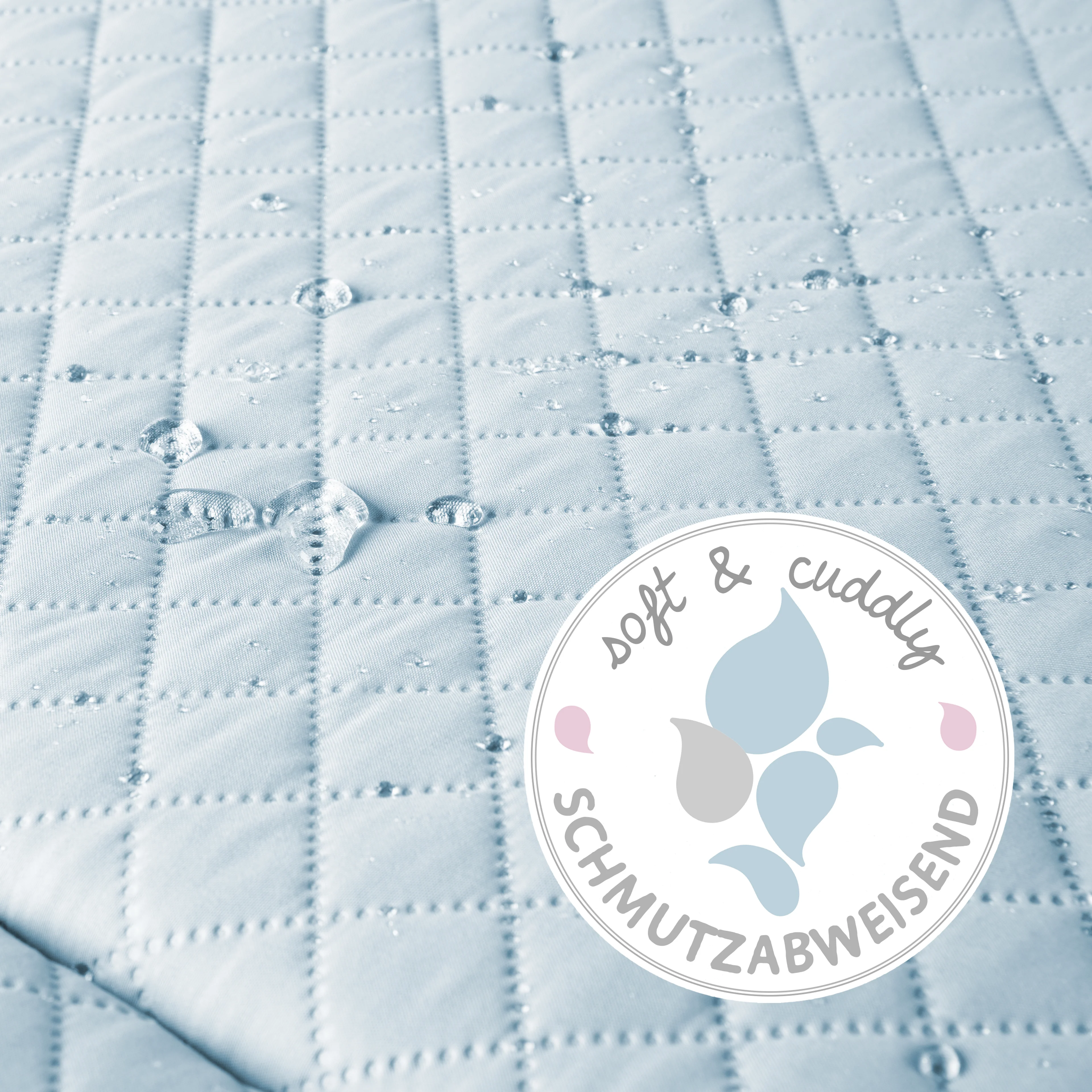 Krabbeldecke 'roba Style', 85 x 75 cm, Spielbogen mit 5 Elementen 'Benny', Wickelauflage - Image 9