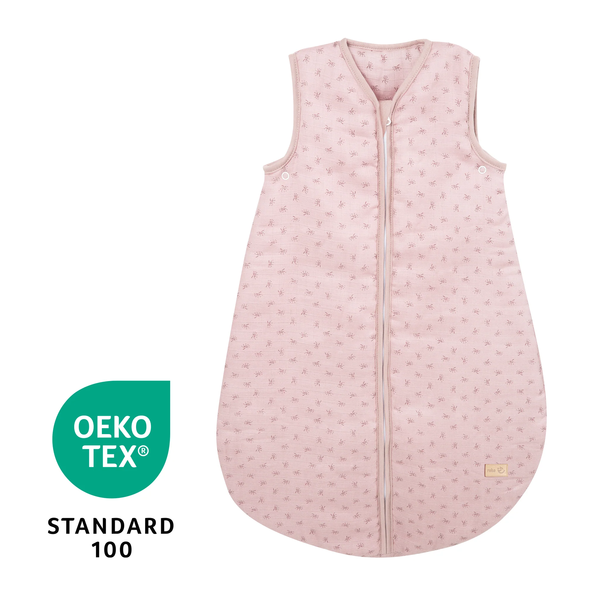 Organic Schlafsack 'Lil Planet' - 70 - 110 cm - Bio-Musselin (GOTS) - Rosa / Mauve - Image 6