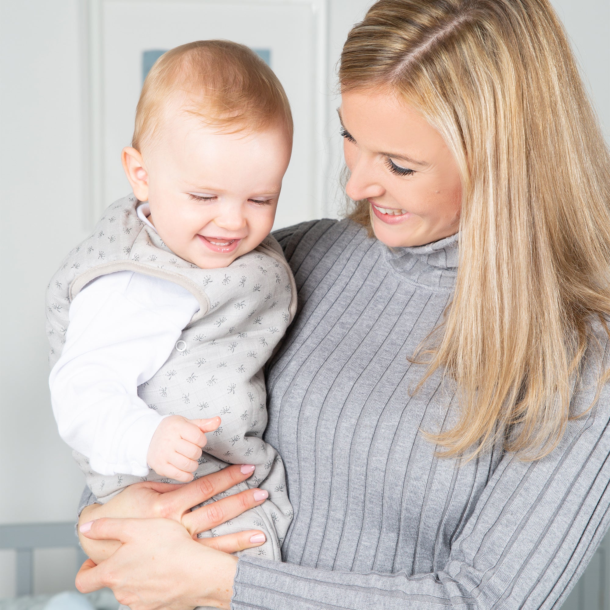 Organic Schlafsack 'Lil Planet' - 70 - 110 cm - Bio-Musselin (GOTS) - Silbergrau - Image 4