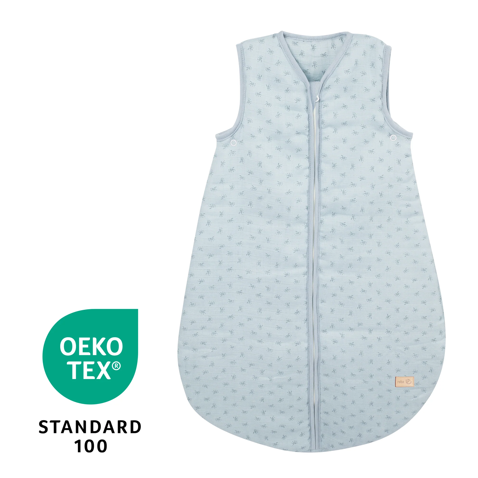 Organic Schlafsack 'Lil Planet' - 70 - 110 cm - Bio-Musselin (GOTS) - Hellblau - Image 6