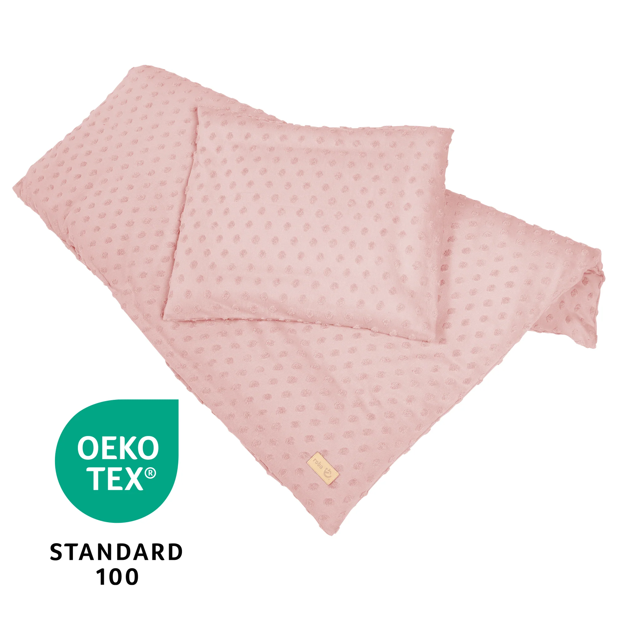 Organic Wiegenbettwäsche 'Lil Planet', 2-tlg, rosa/mauve, 80 x 80 cm, Jersey GOTS zertifiziert - Image 8