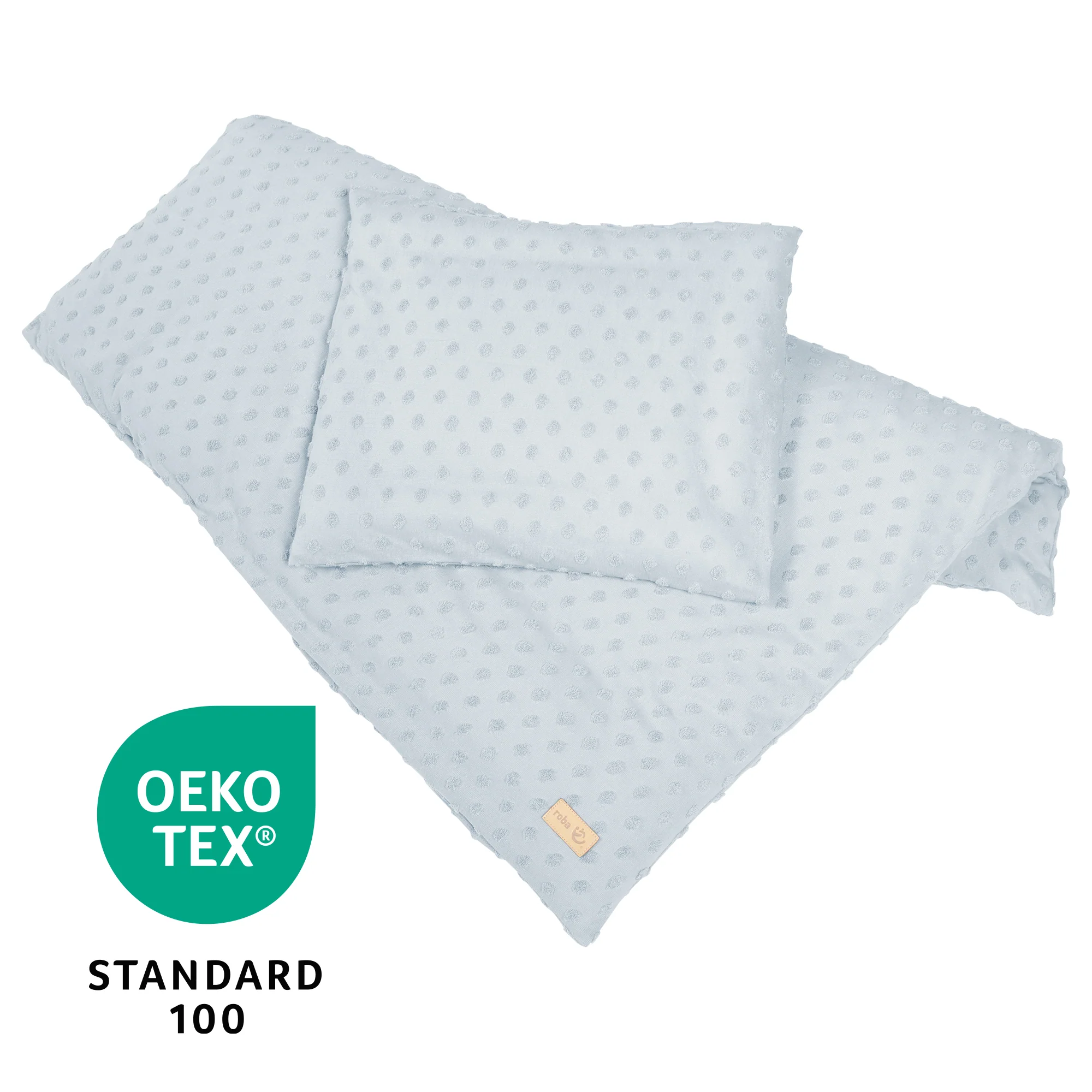 Organic Wiegenbettwäsche 'Lil Planet', 2-tlg, hellblau/sky, 80 x 80 cm, Jersey, GOTS - Image 8