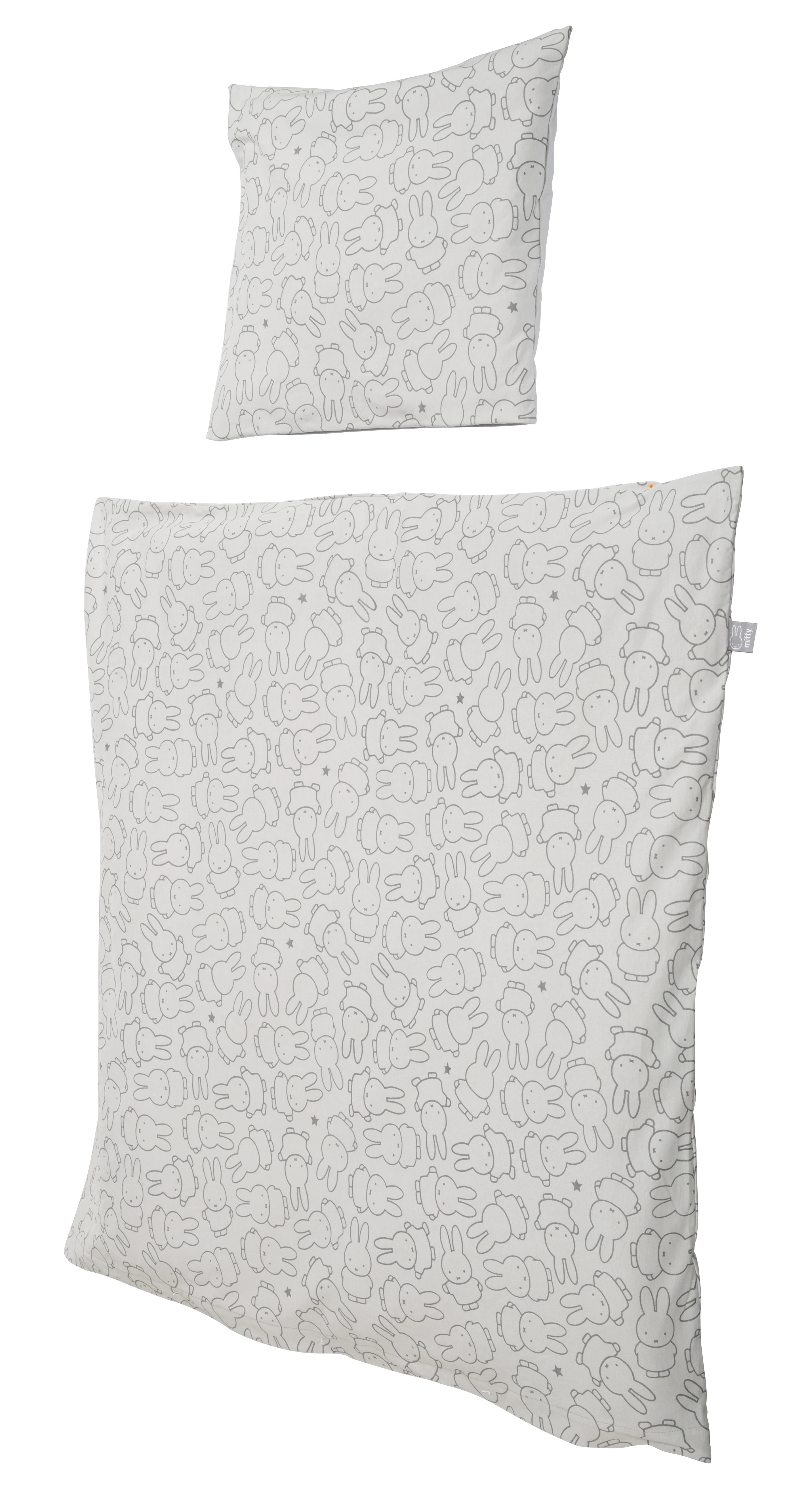 Wiegenbettwäsche 'miffy®', aus 100% Baumwoll-Jersey, 80 x 80 cm, für Babybett & Stubenwagen - Image 3