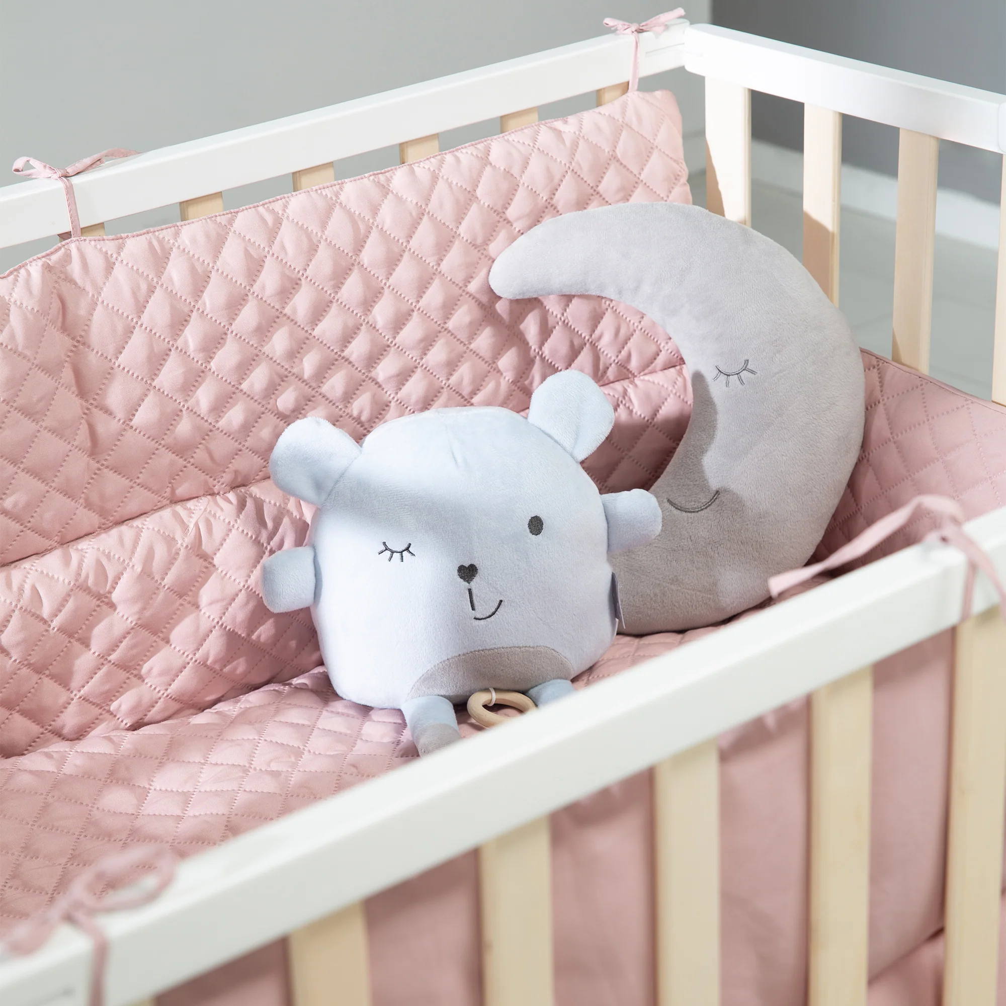 Laufgittereinlage 'roba Style' für Laufgitter 75 x 100 bis 100 x 100 cm - Rosa / Mauve - Image 6