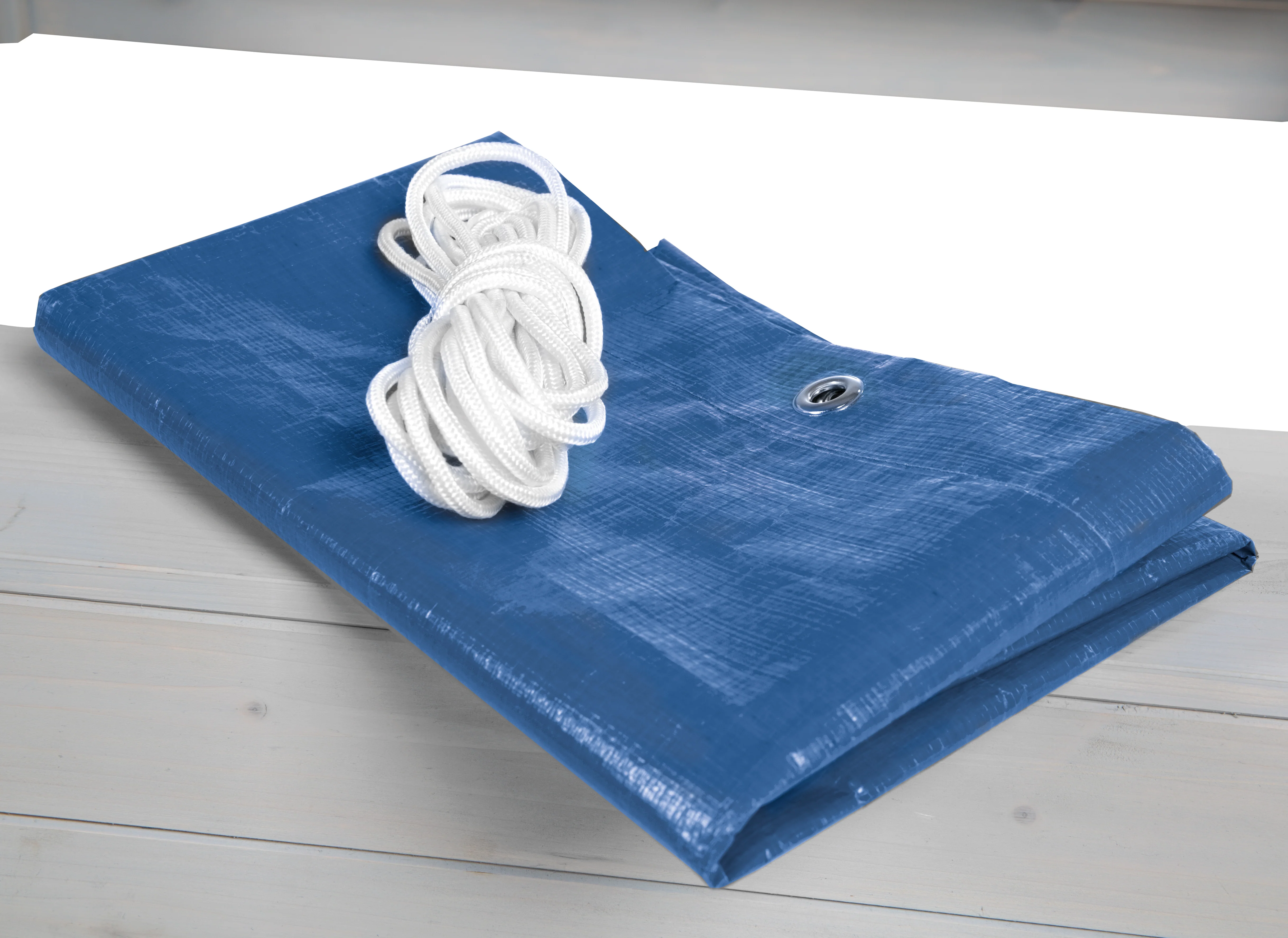 Abdeckplane für Sandkästen, 154 x 154 cm, wetterfest, Metallösen zur Befestigung - Image 3