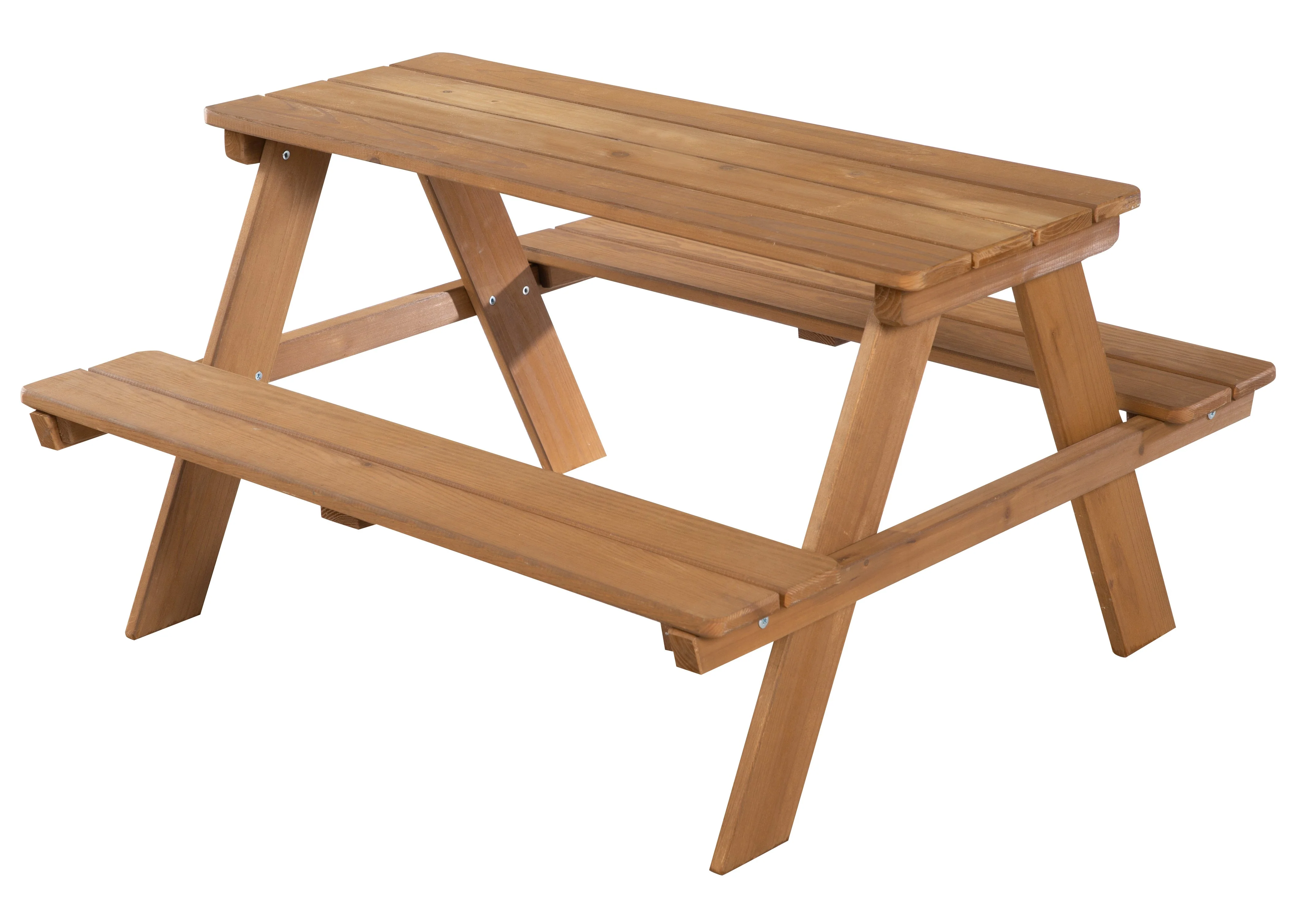 Kindersitzgruppe 'Outdoor+', wetterfeste Sitzgarnitur 'Picknick for 4', Massivholz, Teak-Optik - Image 3