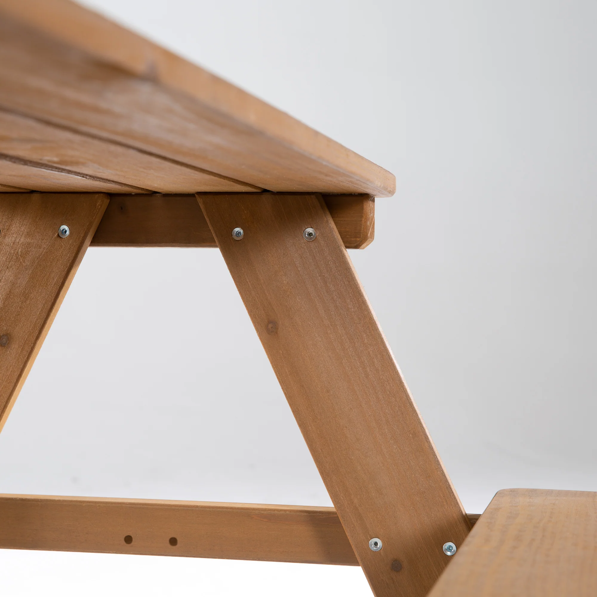 Kindersitzgruppe 'Outdoor+', wetterfeste Sitzgarnitur 'Picknick for 4', Massivholz, Teak-Optik - Image 6