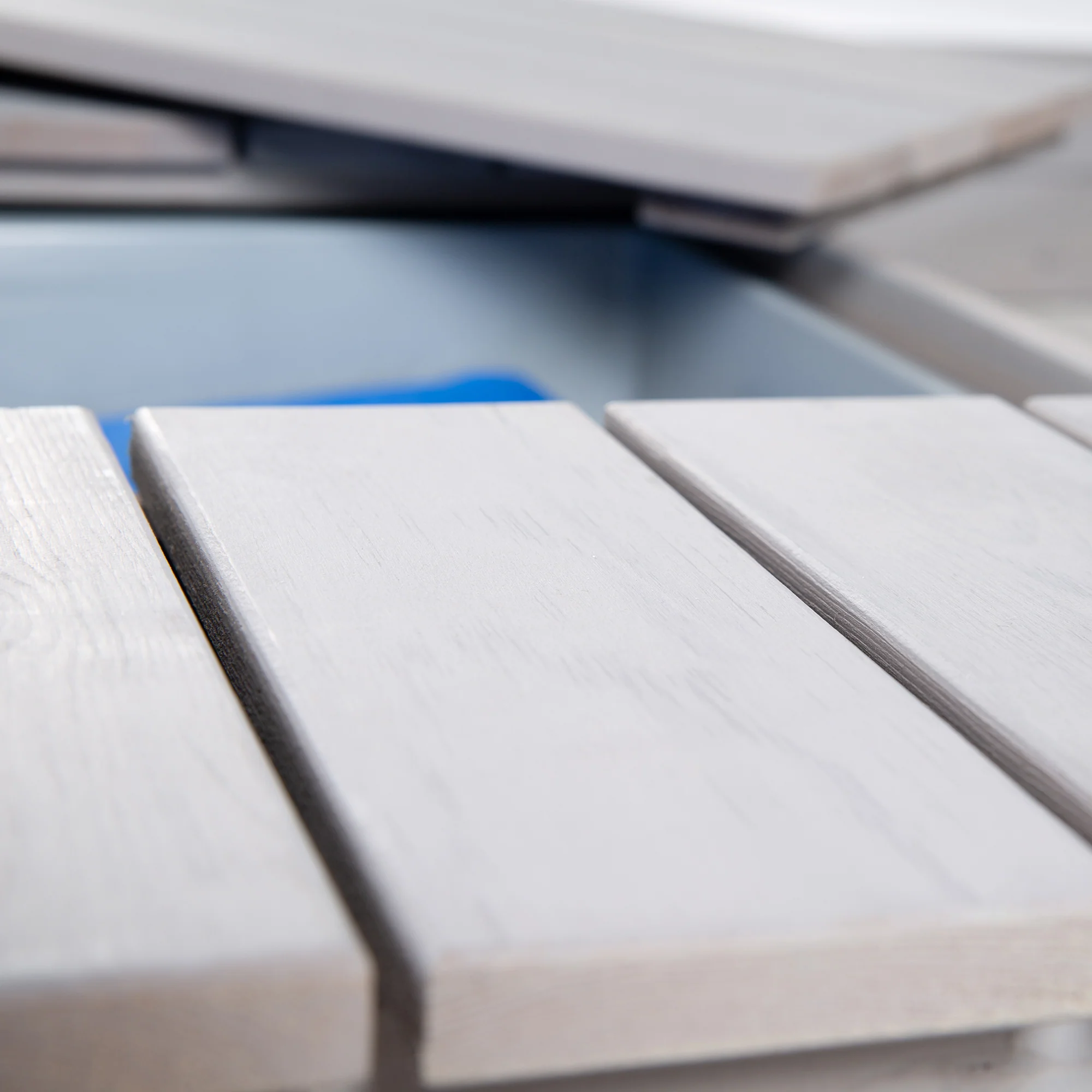 Sandkasten 'Outdoor +' mit 2 Spielwannen, Holzsandkasten aus wetterfestem Massivholz, grau lasiert - Image 10