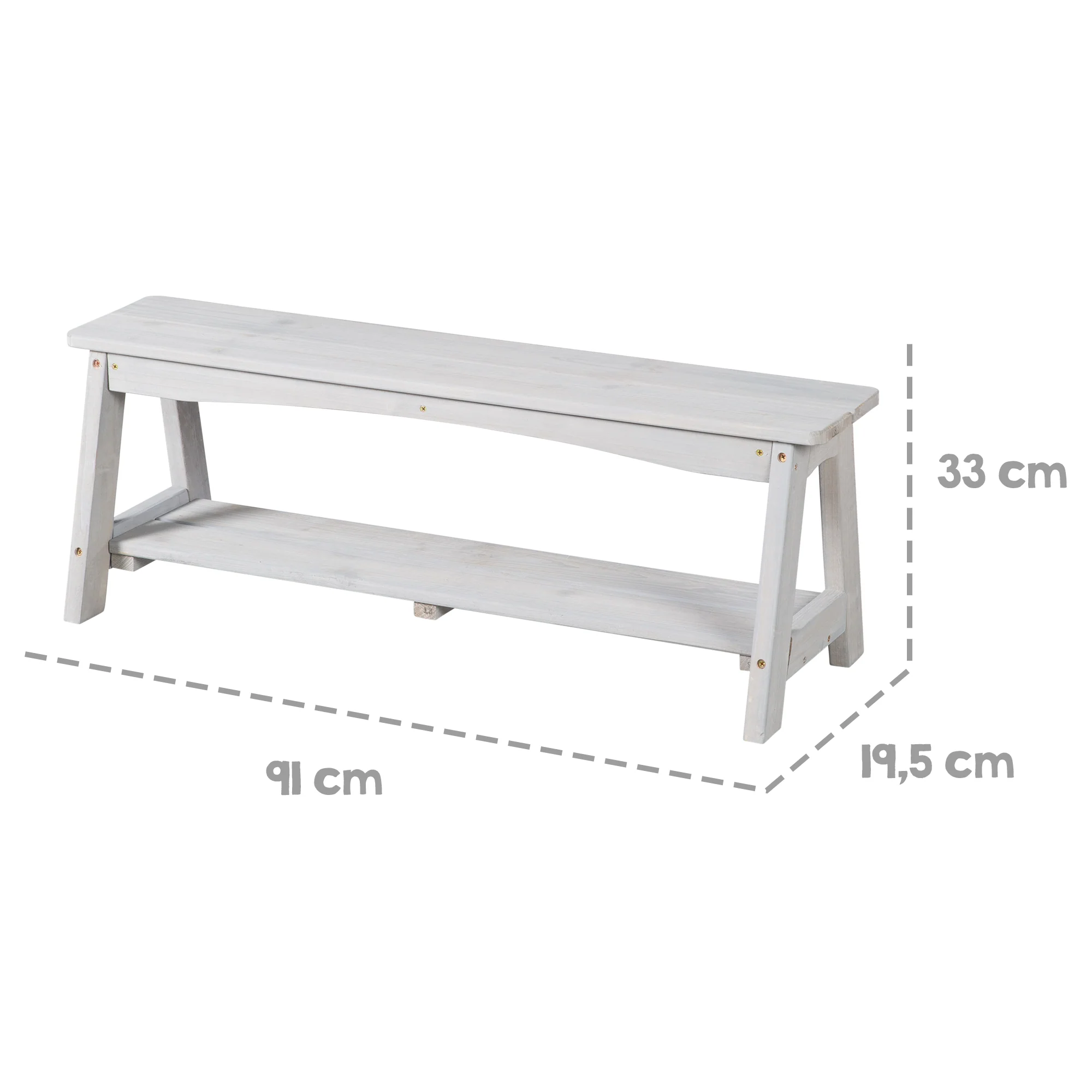 Sitzgruppe Outdoor+ 1 Tisch, 2 Bänke, Sonnenschirm & Sitzauflagen 'Little Stars' - Grau - Image 14