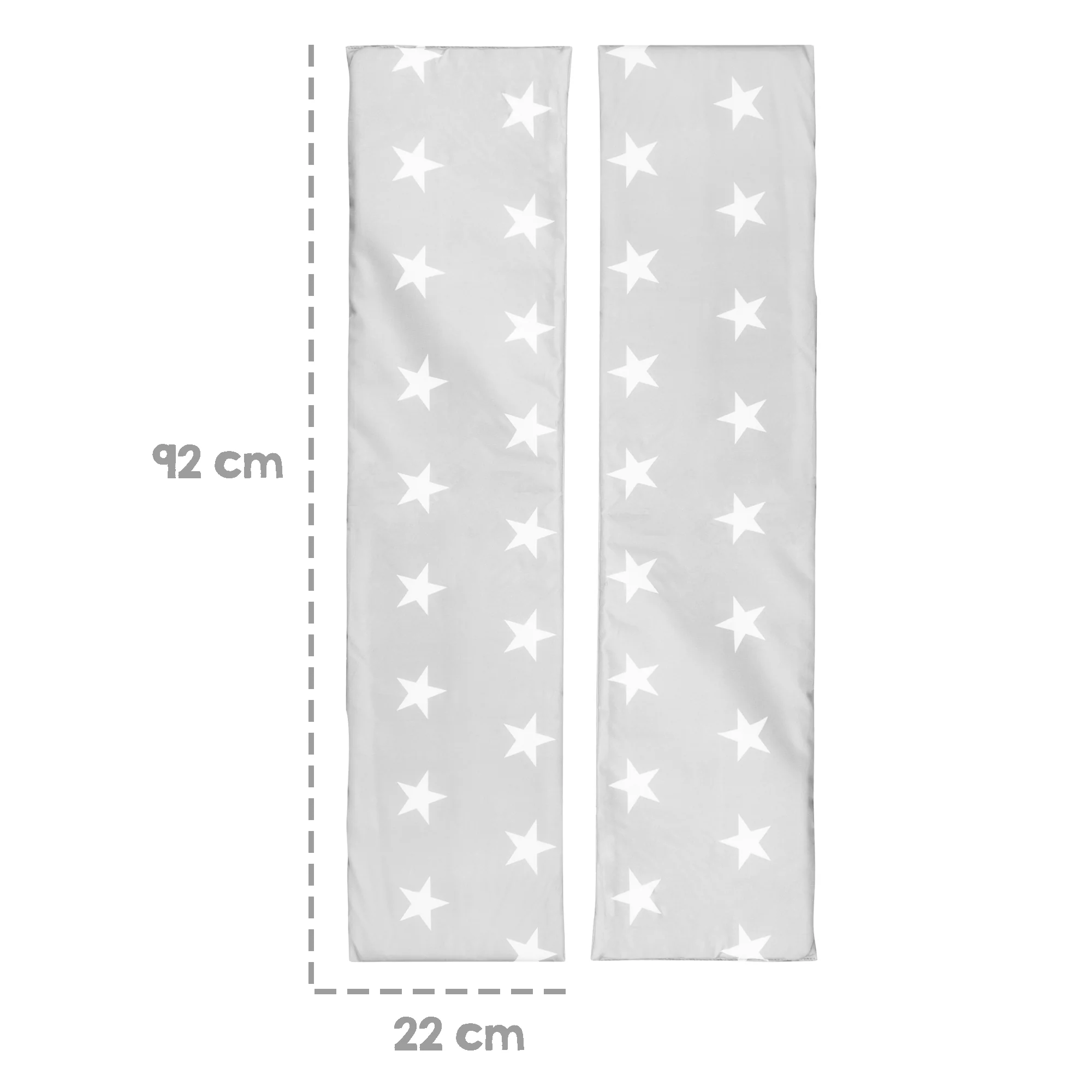 Sitzgruppe Outdoor+ 1 Tisch, 2 Bänke, Sonnenschirm & Sitzauflagen 'Little Stars' - Grau - Image 15