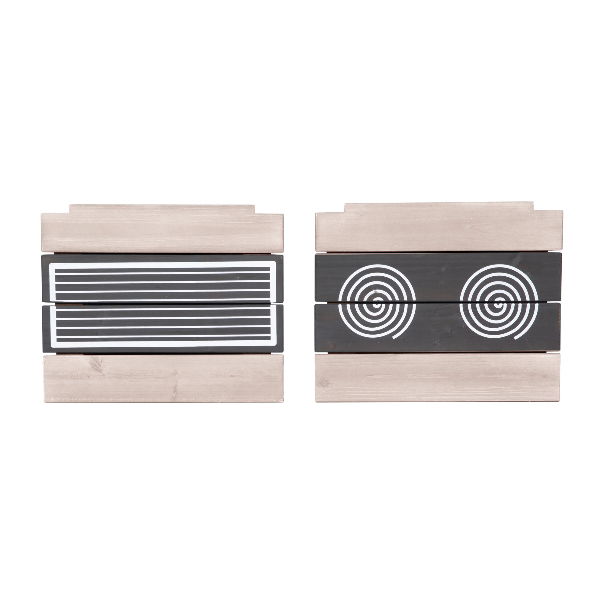 Spiel- & Matschküche zum Hängen - FSC zertifiziertes Holz - Grau lasiert - Image 3