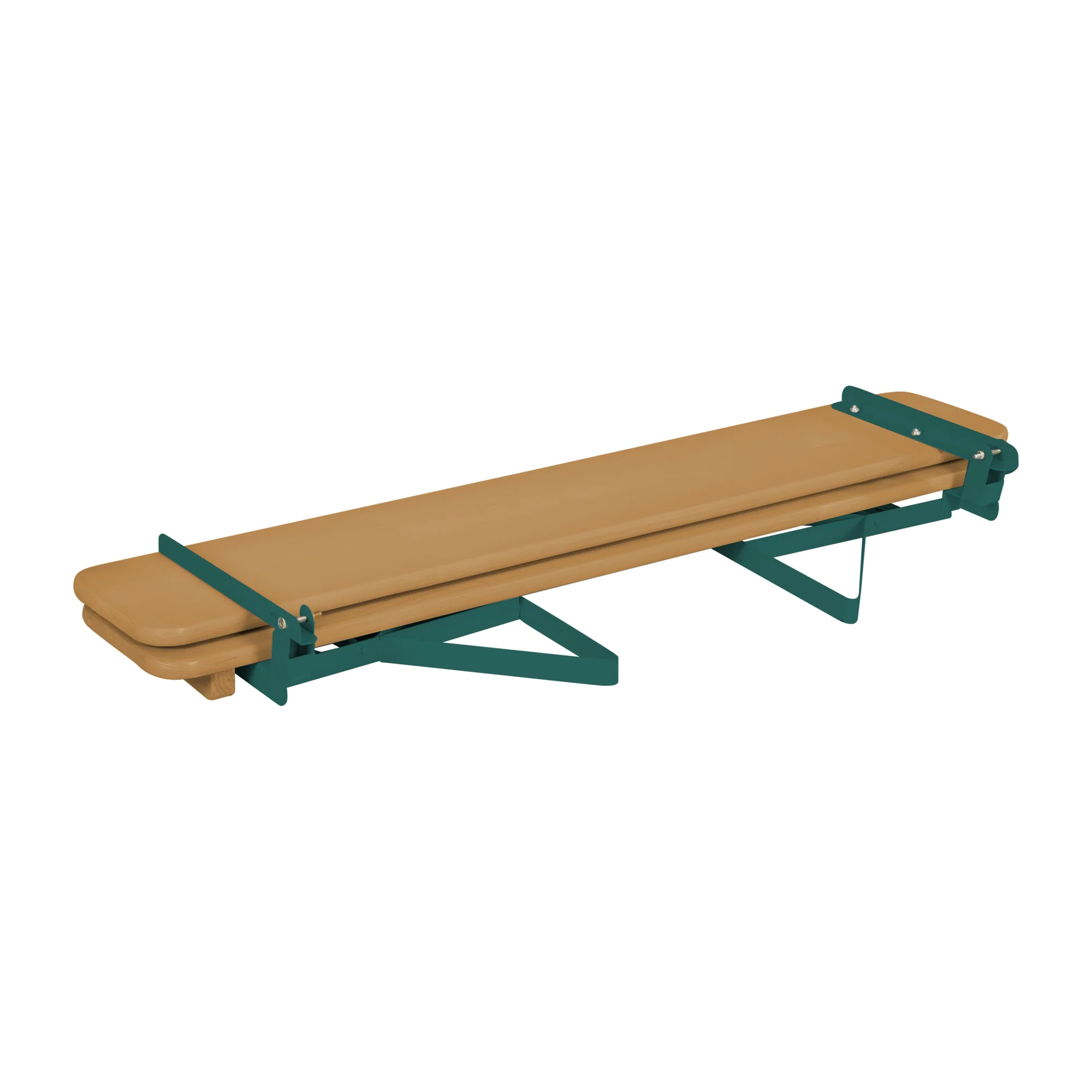 Outdoor Party-Garnitur mit Lehne - 2 Bänke + 1 Tisch - Holz teak lasiert - Image 7