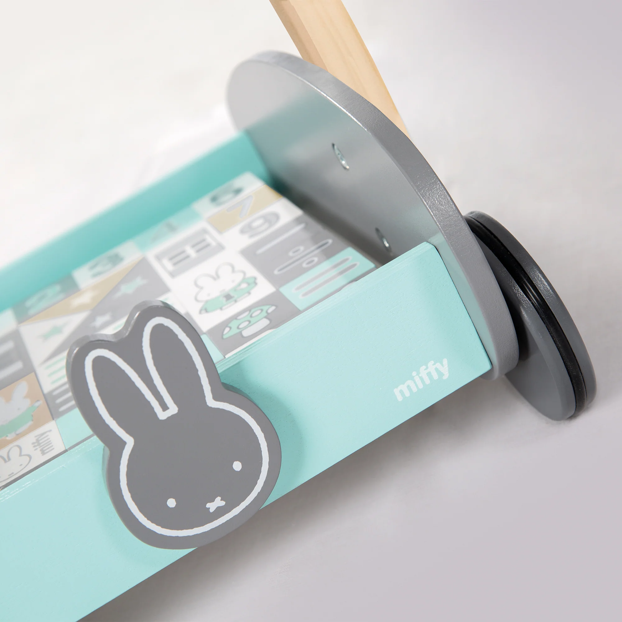 Schiebewagen 'miffy®' mit 35-teiligem Bauklötze-Set, Holz natur & lackiert, Griffhöhe: 45cm - Image 6