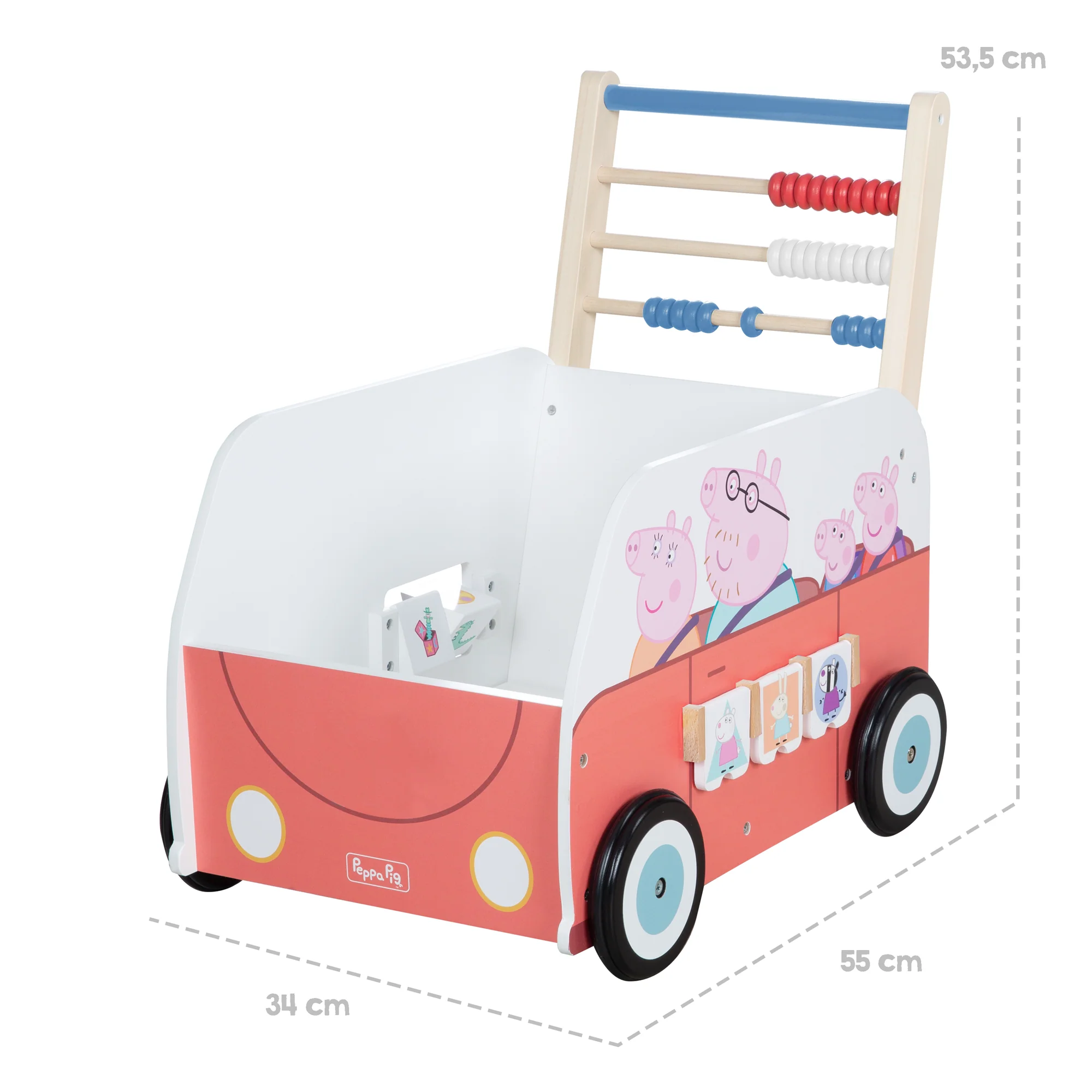 Bully-Schiebebus 'Peppa Pig' - Lauflernwagen mit Motiv der Serie - Image 8