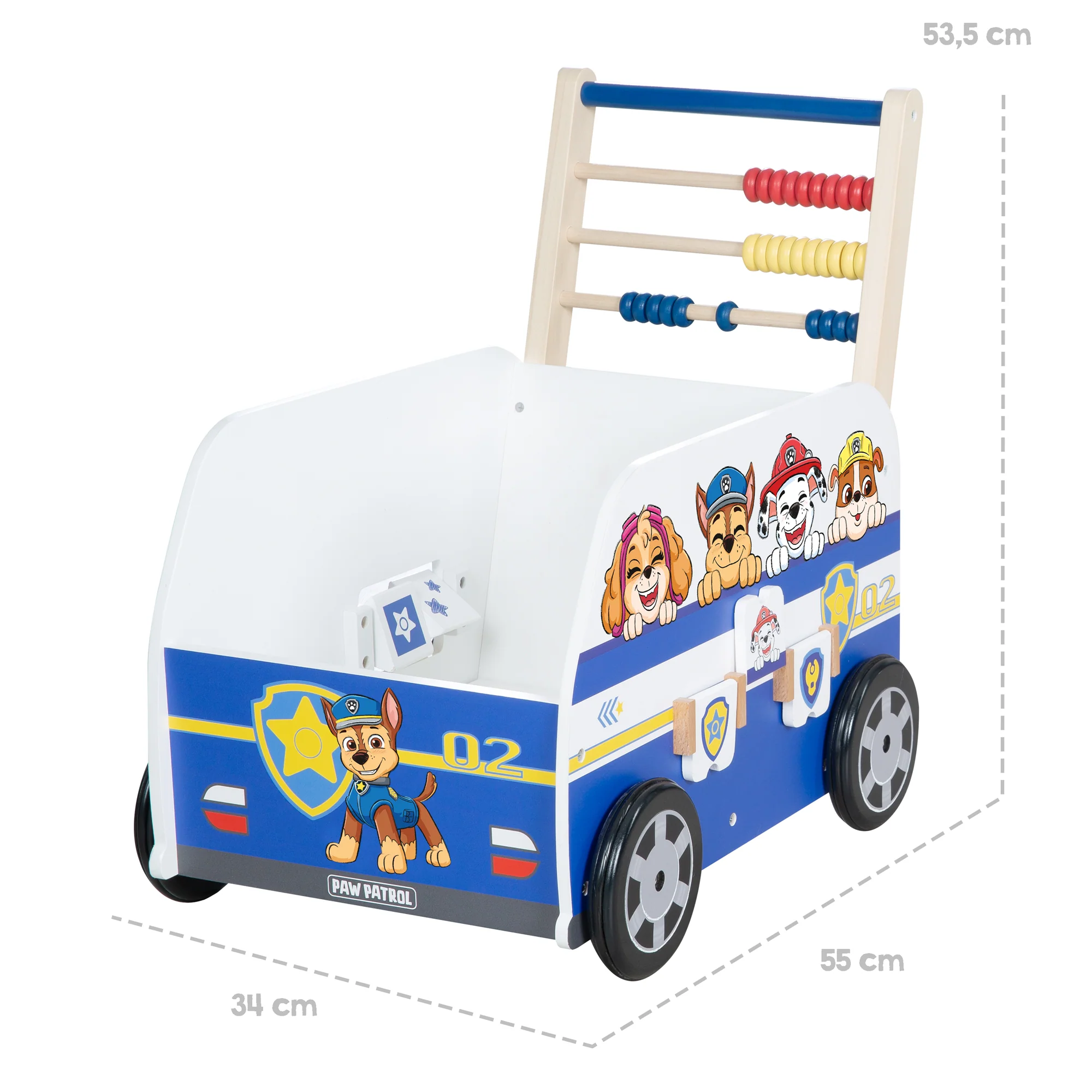 Bully-Schiebebus 'Paw Patrol' - Lauflernwagen mit Hunde Motiv der Serie - Image 3