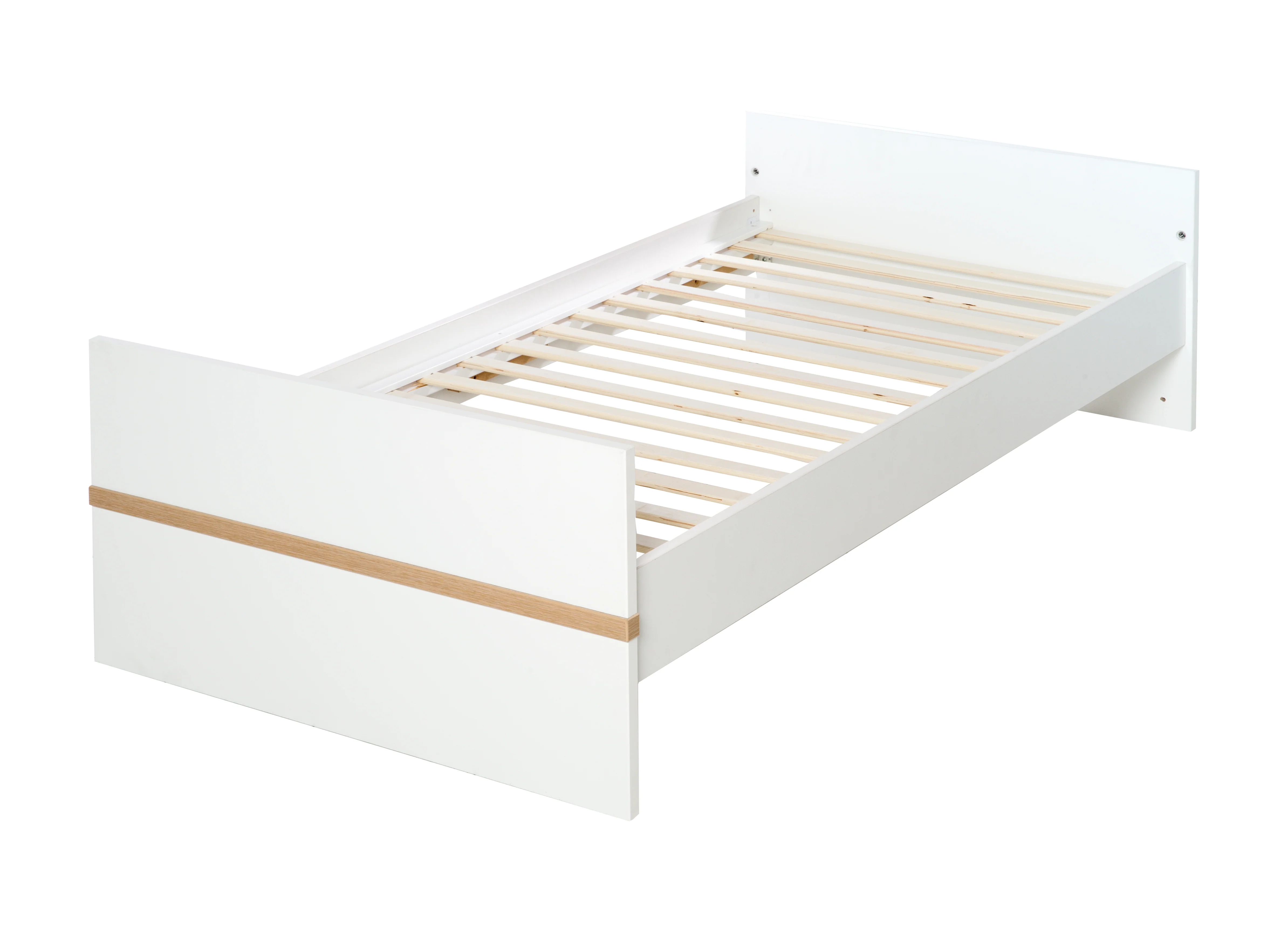 Kindermöbelset 'Pia', 3-teilig, inkl. Babybett 70 x 140 cm, Wickelkommode & Kleiderschrank, weiß - Image 8