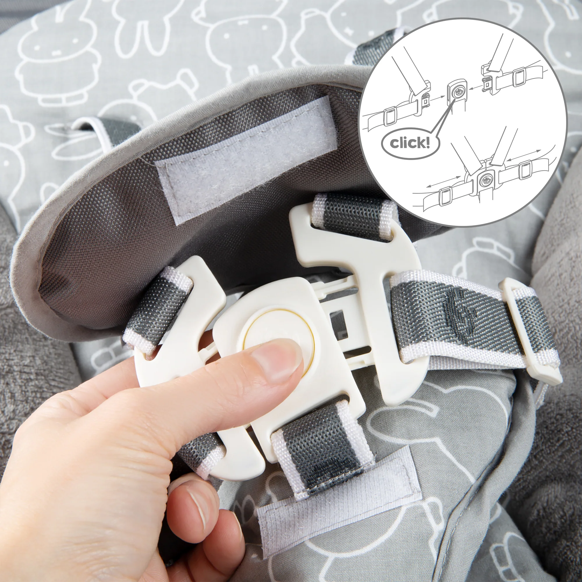 Hochstuhl Set 2in1 'Born Up' - Treppenhochstuhl 'Sit Up' + Aufsatz 'miffy® - Taupe - Image 10