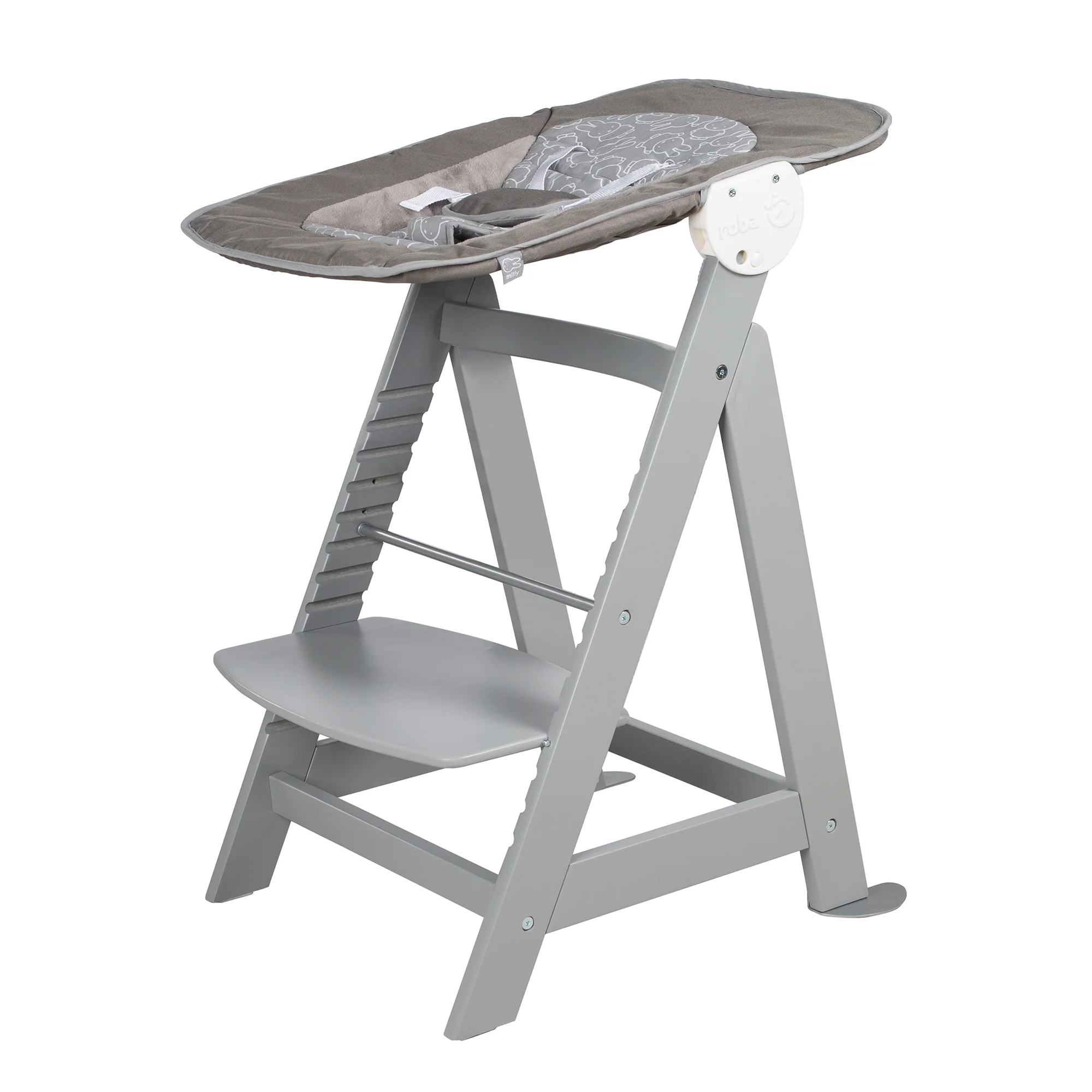 Hochstuhl Set 2in1 'Born Up' - Treppenhochstuhl 'Sit Up' + Aufsatz 'miffy® - Taupe - Image 4