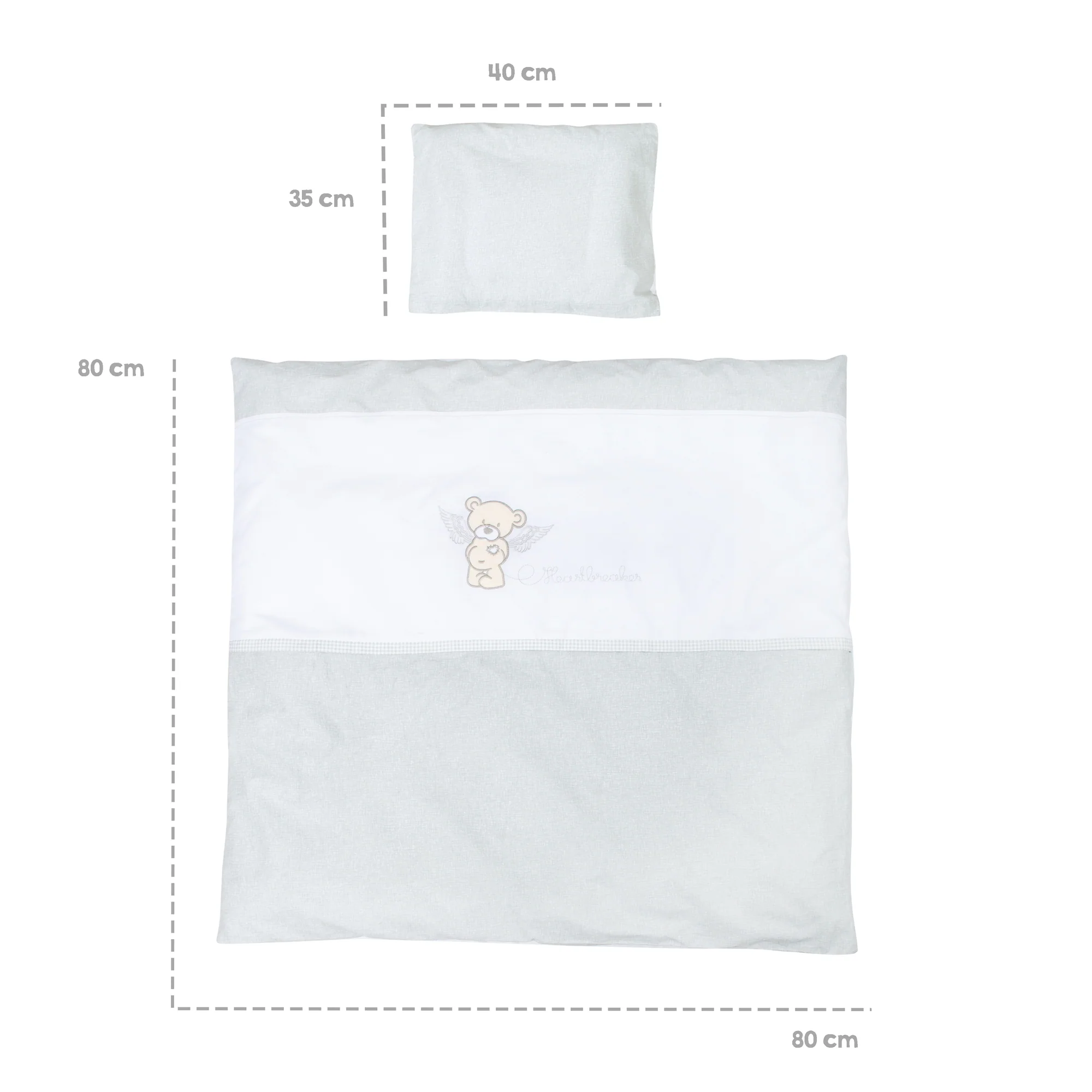 Komplettwiegenset 'Heartbreaker', 40 x 90 cm, weiß, Stubenwagen mit Feststellfunktion, inkl. Ausstattung - Image 7