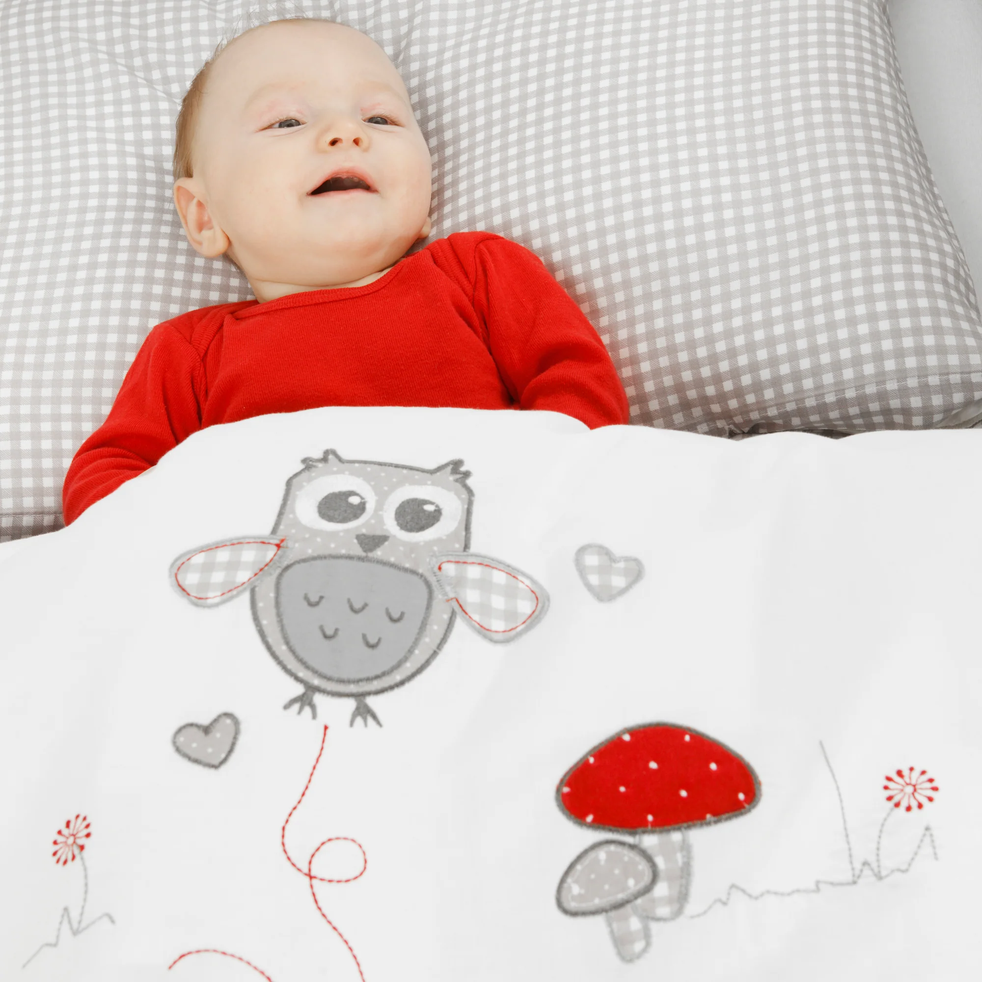 Komplettwiegenset 'Adam & Eule', 40 x 90 cm, weiß, mit Feststellfunktion, inkl. Ausstattung - Image 10